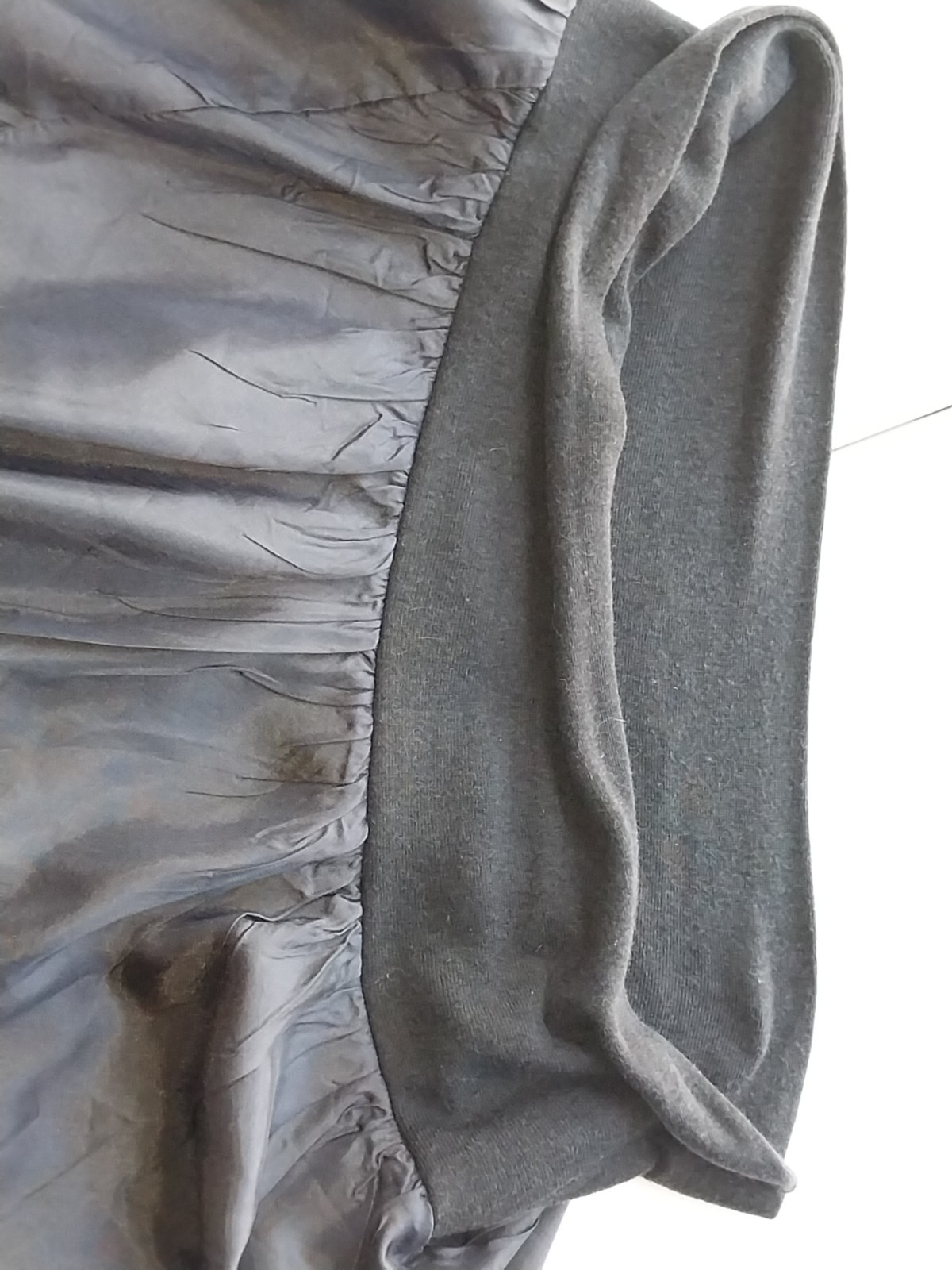 VTG SATIN NEESH D.A.R SATIN SHINY TENCEL ACETATE RUFFLES STACKS LAYERS SKIRT