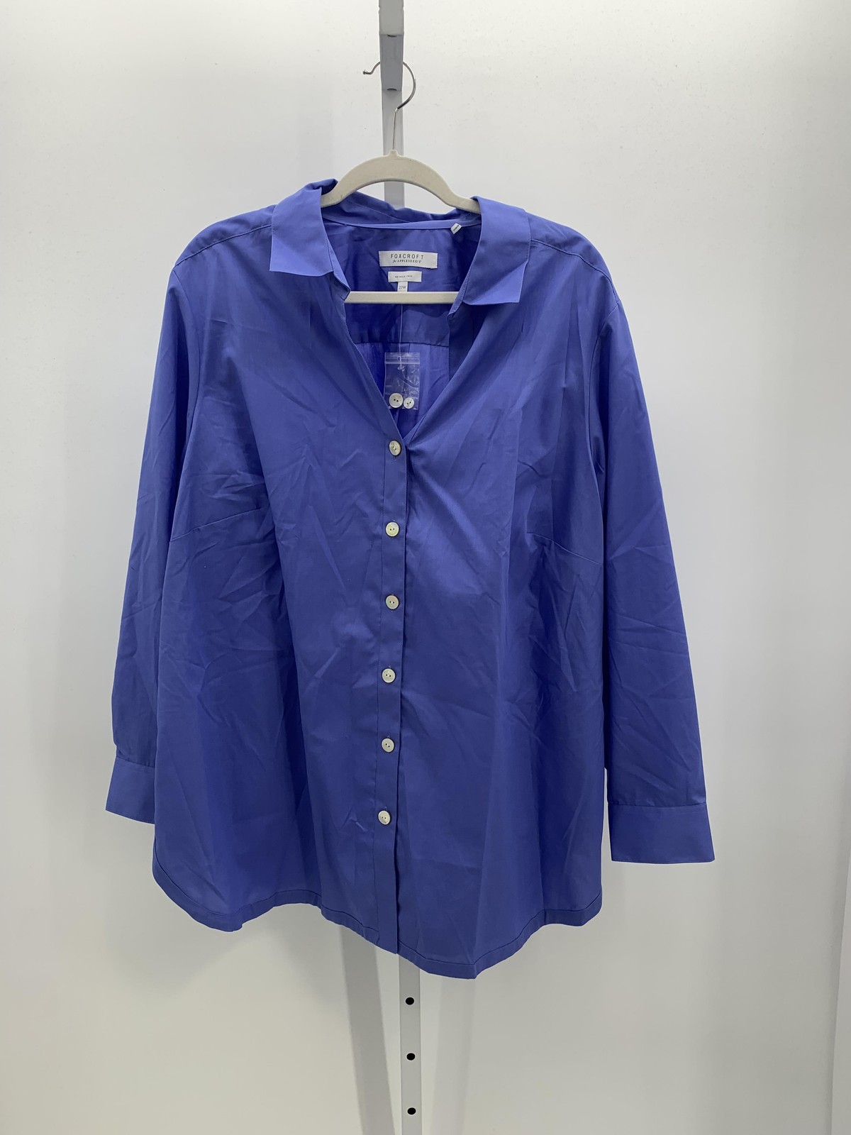Appleseeds Size 22 W Womens Long Sleeve Shirt