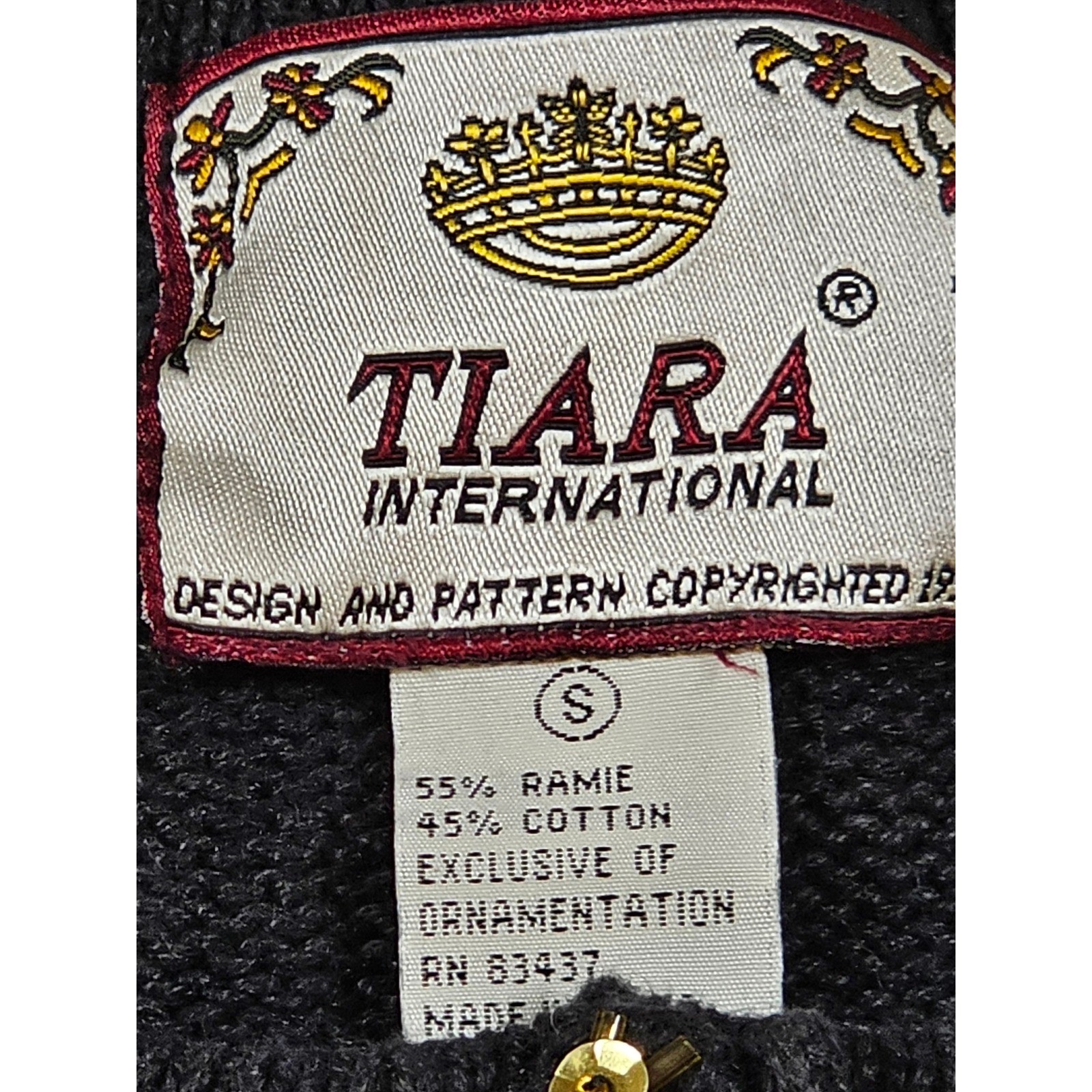 Vintage Y2K Happy 2000 Millennium Fireworks Cardigan Sweater Beaded Sequin Party