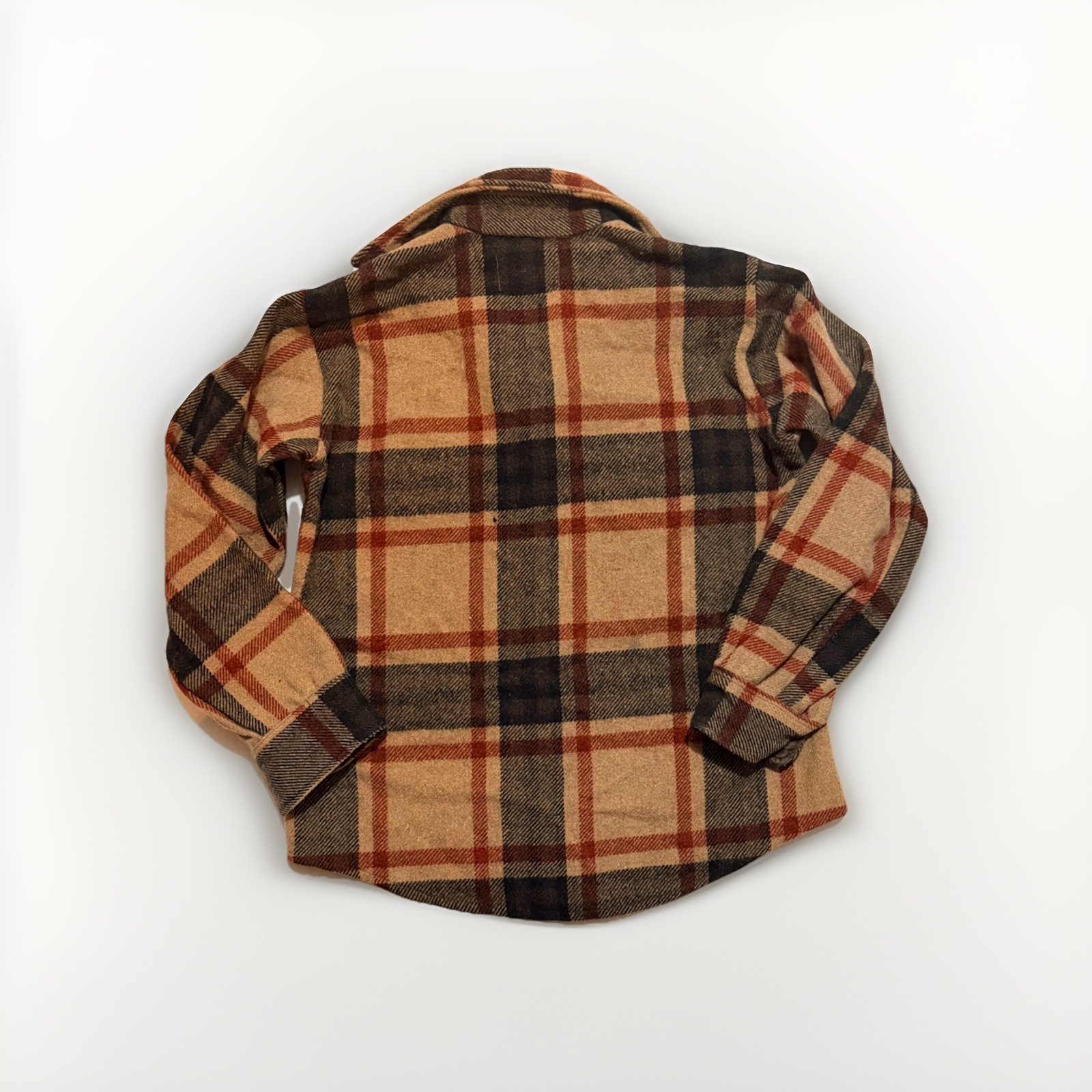 Vintage Flannel Eclectic Grampacore CPO By Campus Jacket Button USA 14