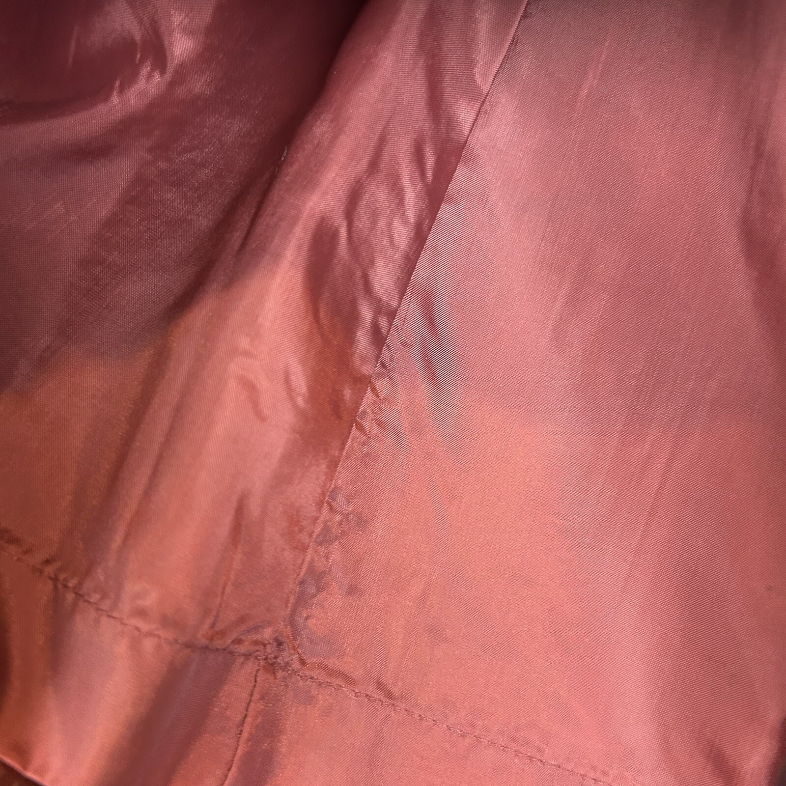 Vtg 70s Rust Brown Leather Jacket Short Womans 14 Made In Korea Read