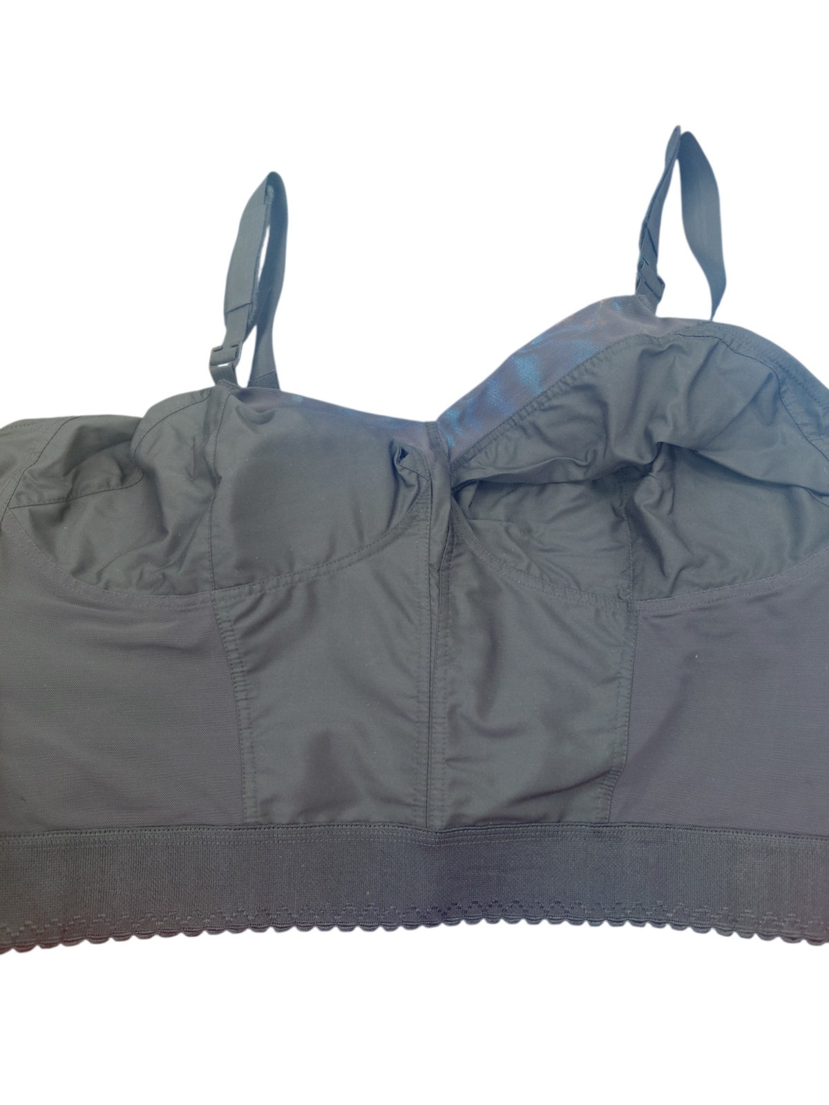 Vintage Exquisite Form Fully Longline Bra Size 48D