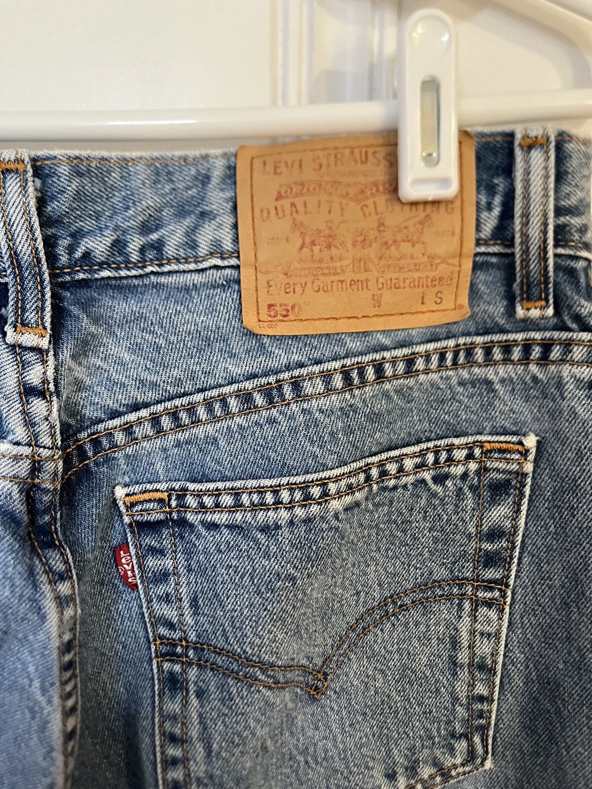 Levis Vintage 550 Relaxed Fit Size 14S Tapered Leg 90s Mom Jeans *FAST SHIP*