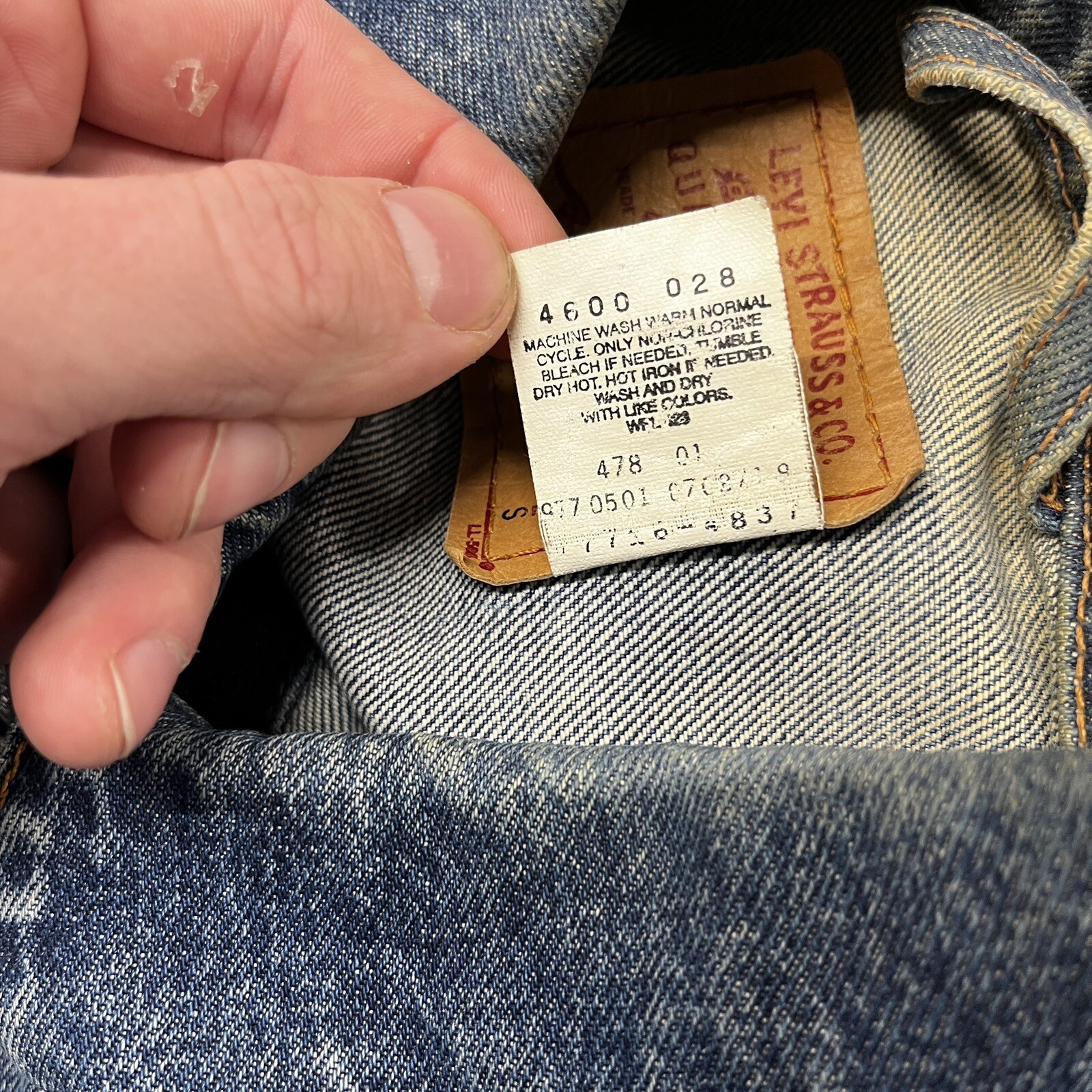 Vintage Levis Jacket 77716-4837 Womens Petite Student Jacket Sz S 2001