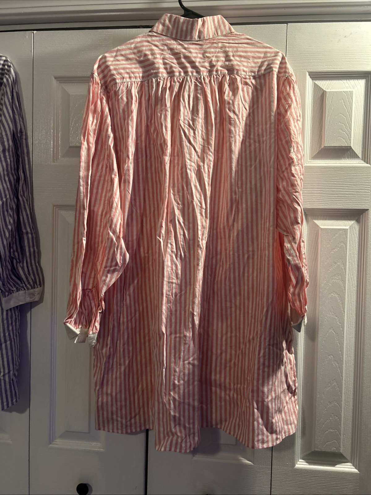 VTG Cherokee Striped Long Cottagecore Sleep Shirt Lot Of 3 NOS Deadstock 80s 90s