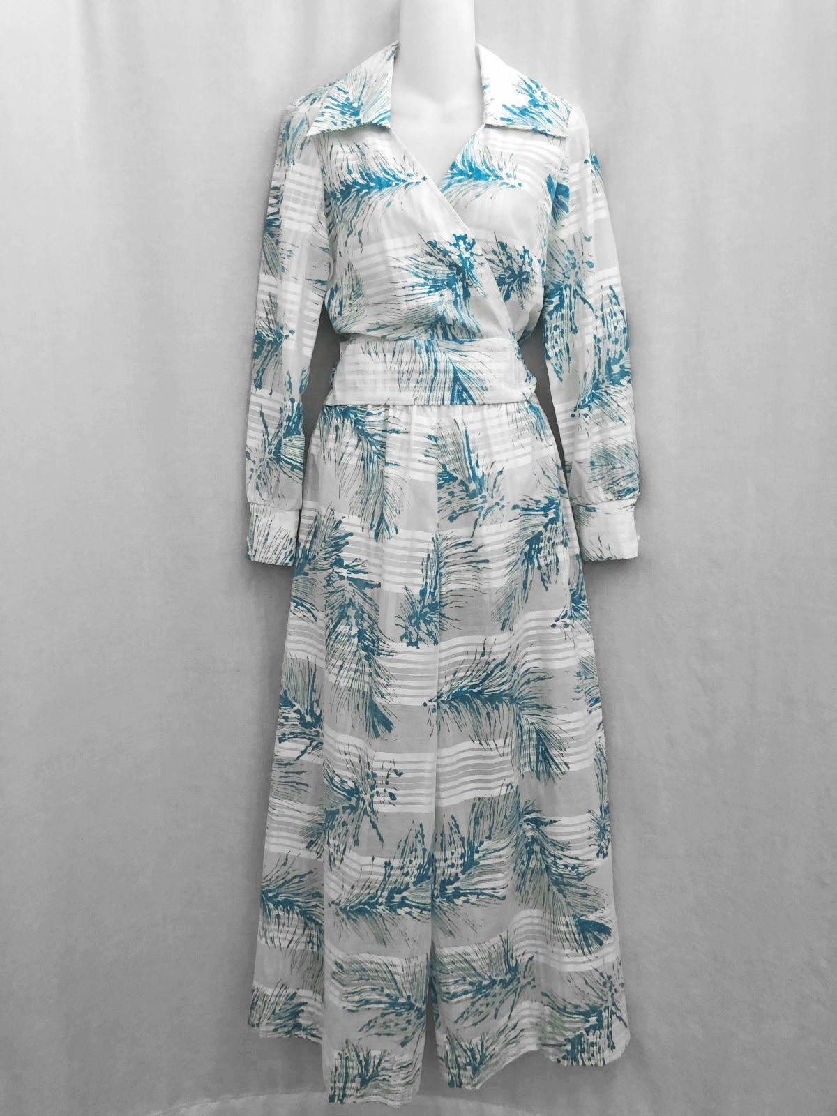 David Barr Vintage Palazzo Pantsuit Resortwear 1960s 70s Size 4-6