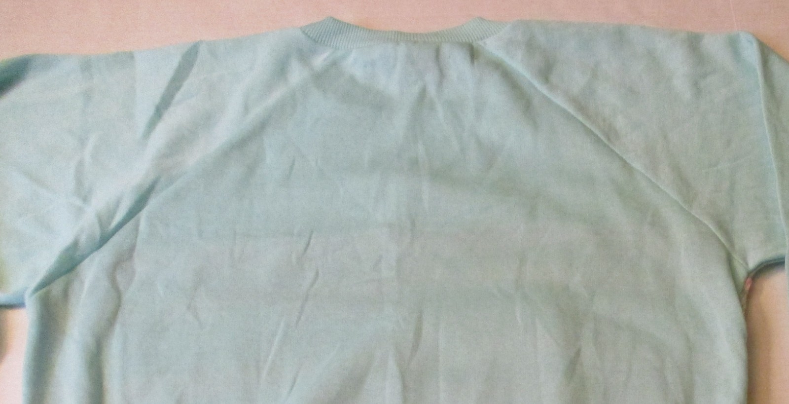 Center Aisle Plus Bunny Rabbit Sweater 44/24W Vintage 1980&rsquo;s Women&rsquo;s Blue Pink