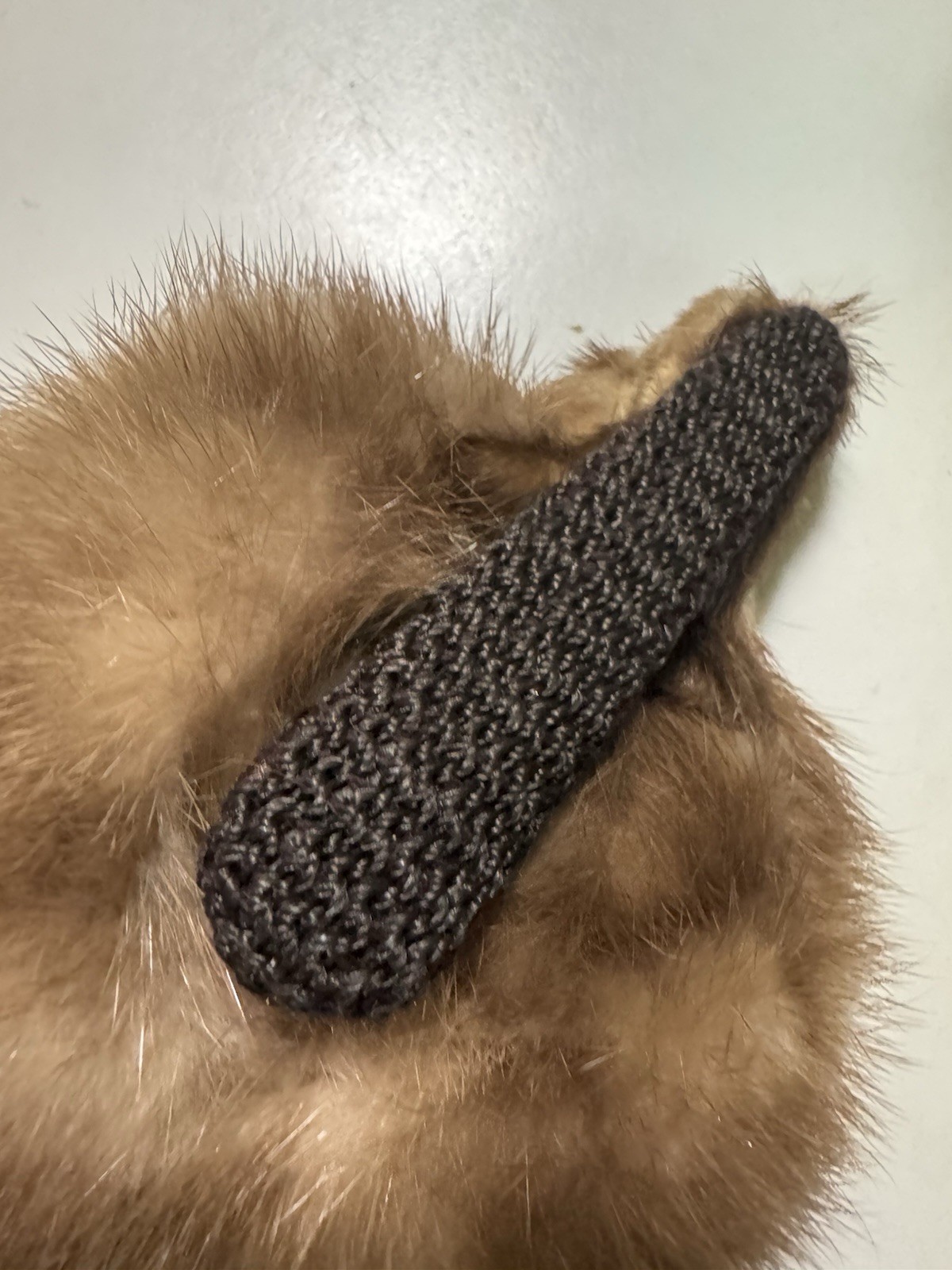 1930-40’s Mink stole Double Headed Clip On