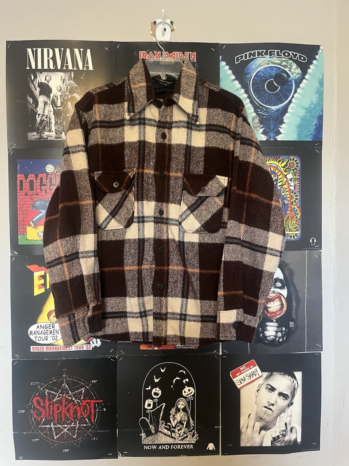 Vintage 80’s 90’s JCPenny Town Craft Heavy Wool Flannel / Coat