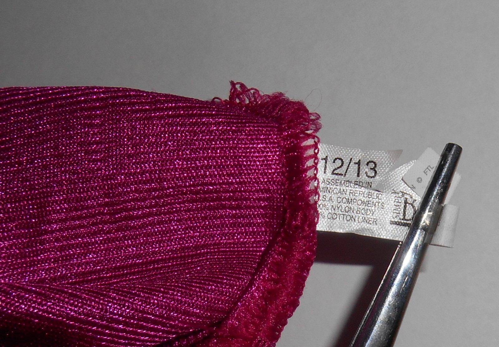 Vintage Simply Basic Shiny Silky Magenta Nylon Granny Sissy Panties Sz 12/13