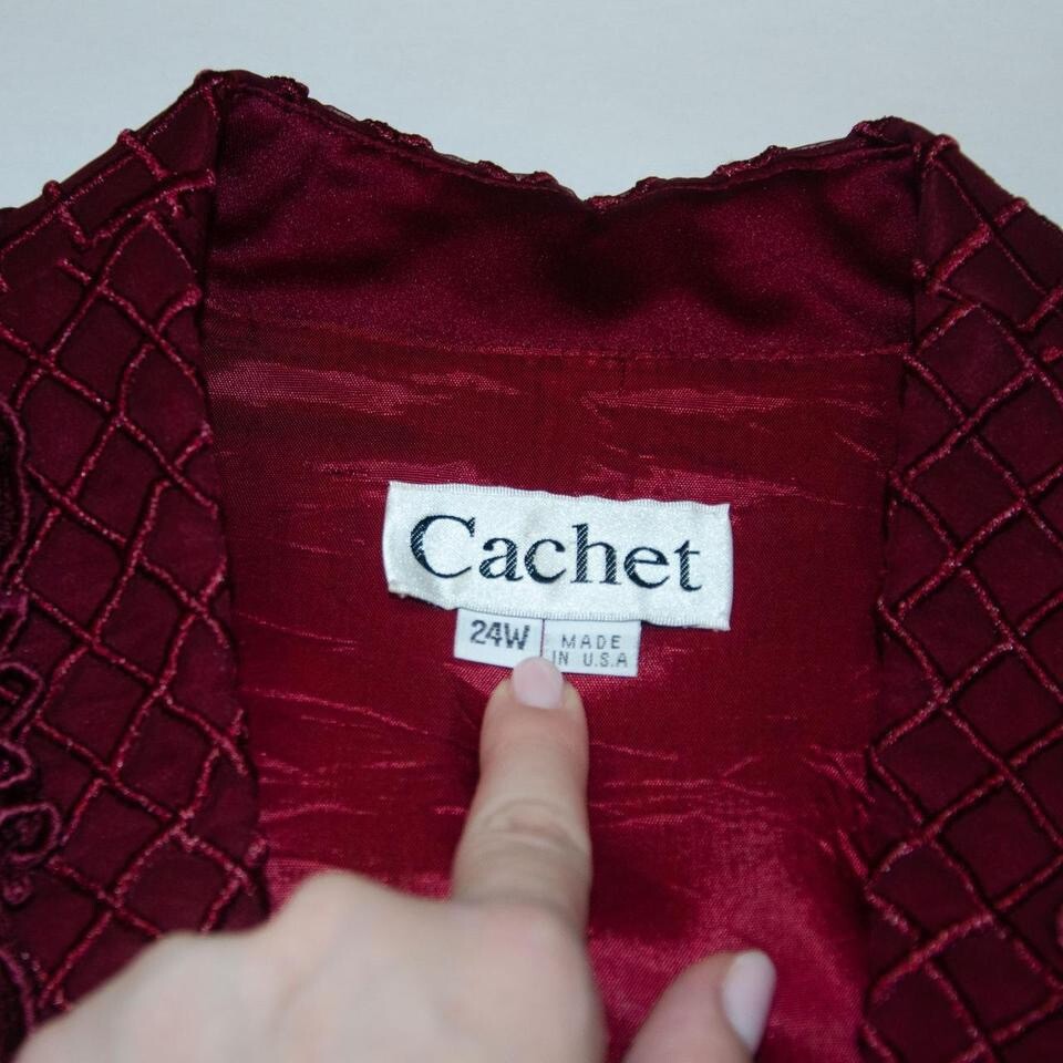 Red Satin Vintage Jacket