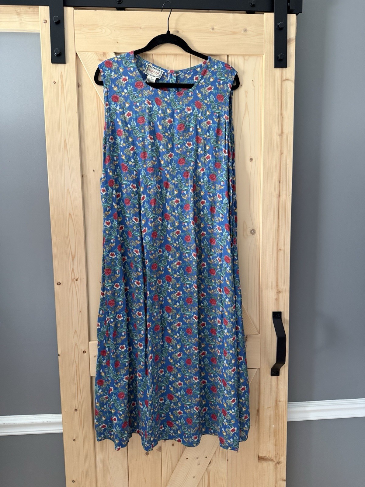 VINTAGE APRIL CORNELL Floral Dress ~ S (Will Fit Larger) ~ Rayon ~ Feminine ~ EC