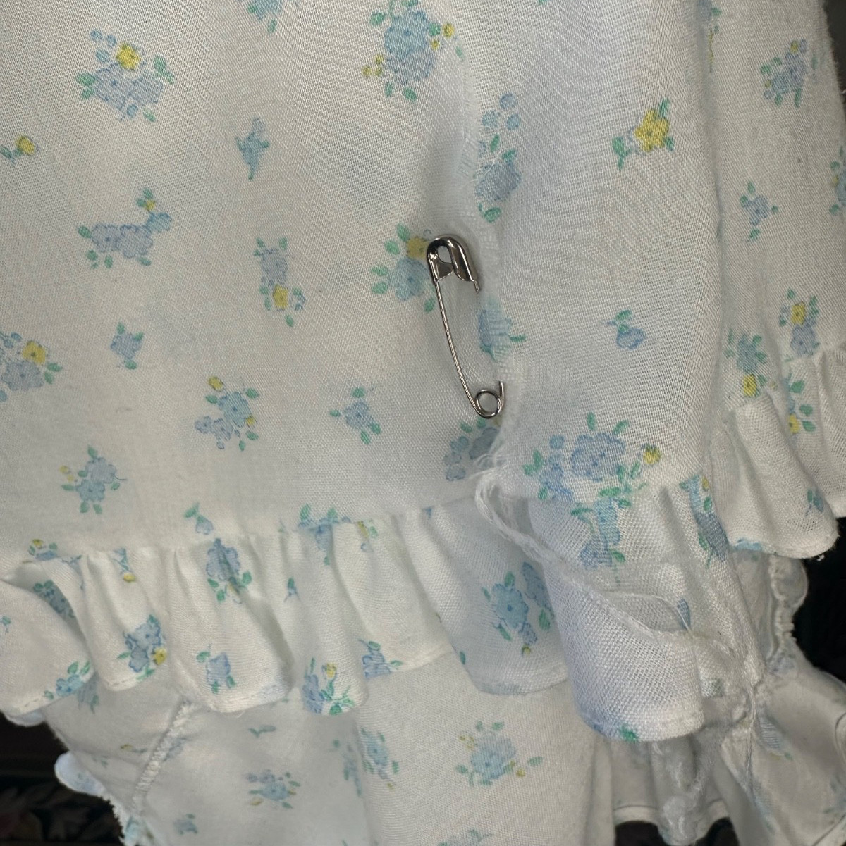 Miss Elaine Union Made Nightie VTG small Armpit To Armpit 21.5” Length 38.5”