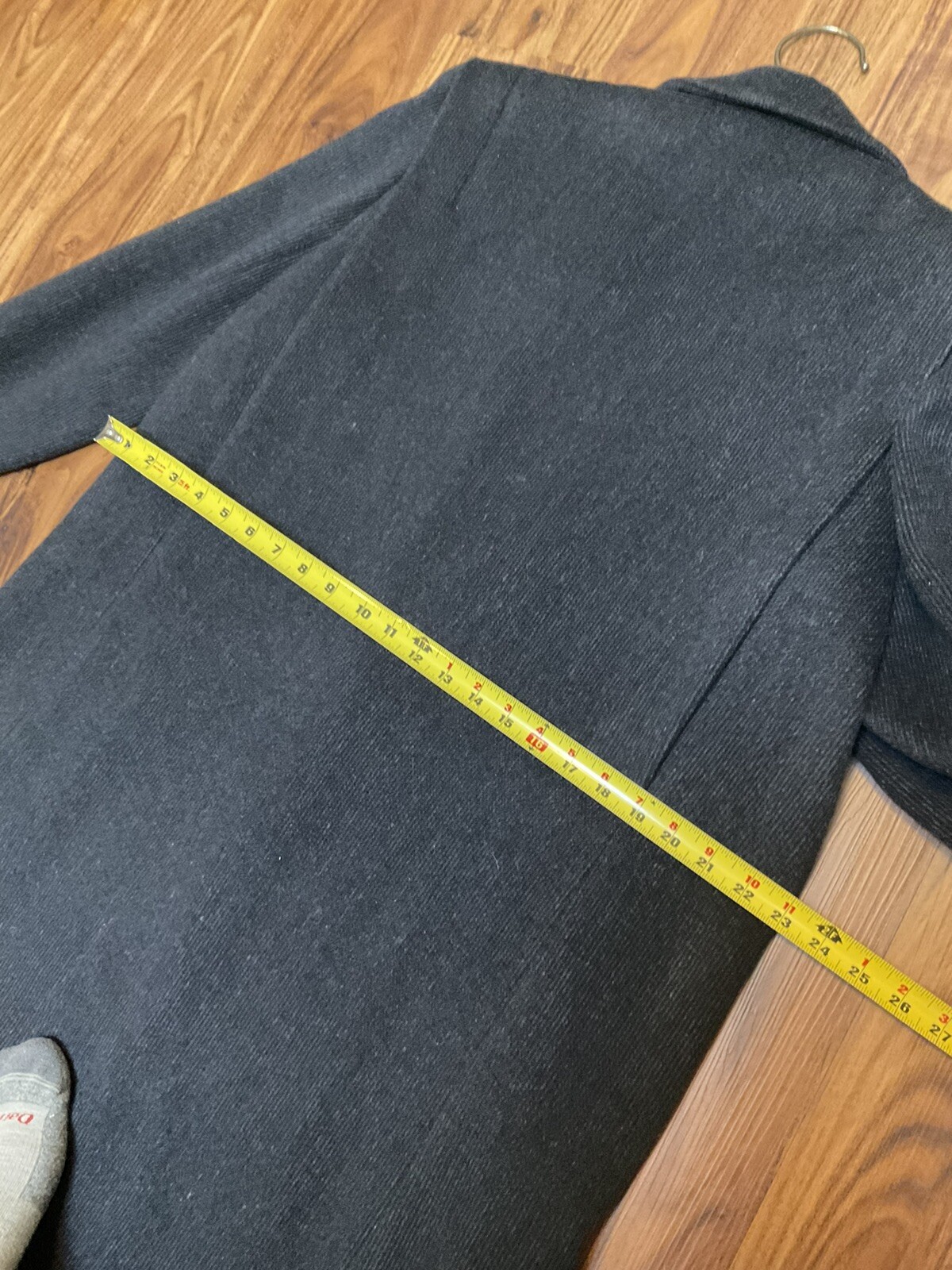 Vintage 80&rsquo;s over coat winter jacket cashmere wool blend Women&rsquo;s Black USA Union