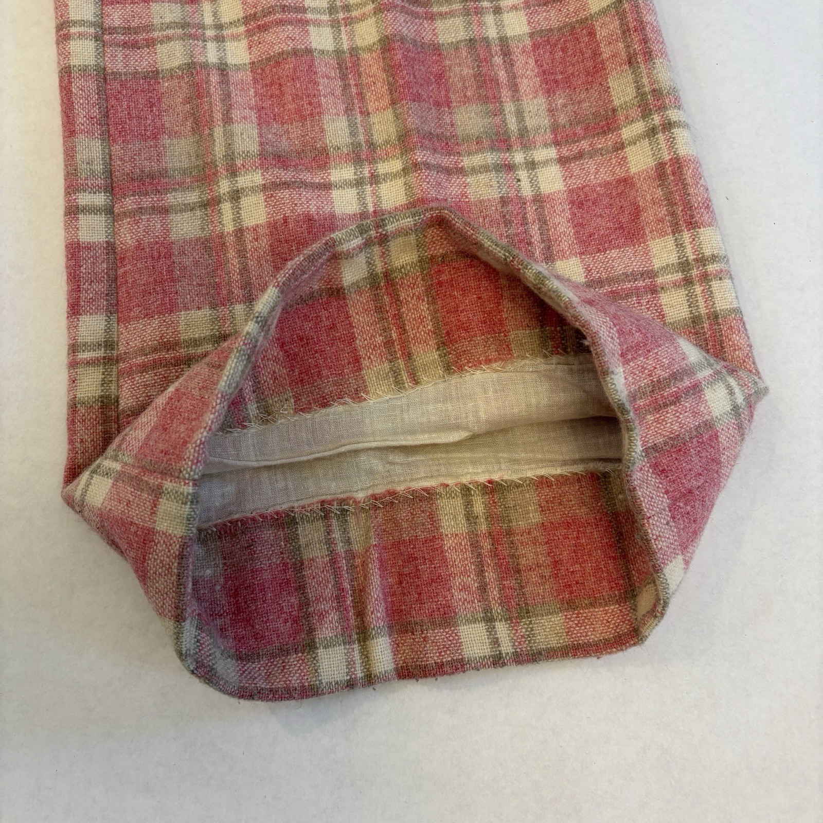 Plaid Suit Jacket Pants Pink WOOL Sz 10 and Sz 8 Vintage Retro 70&rsquo;s The Villager