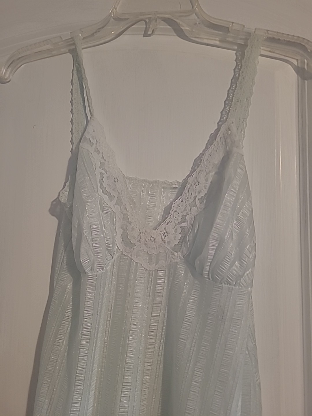 Dixie Belle Nylon Seafoam Green Full Length Nightgown Size S