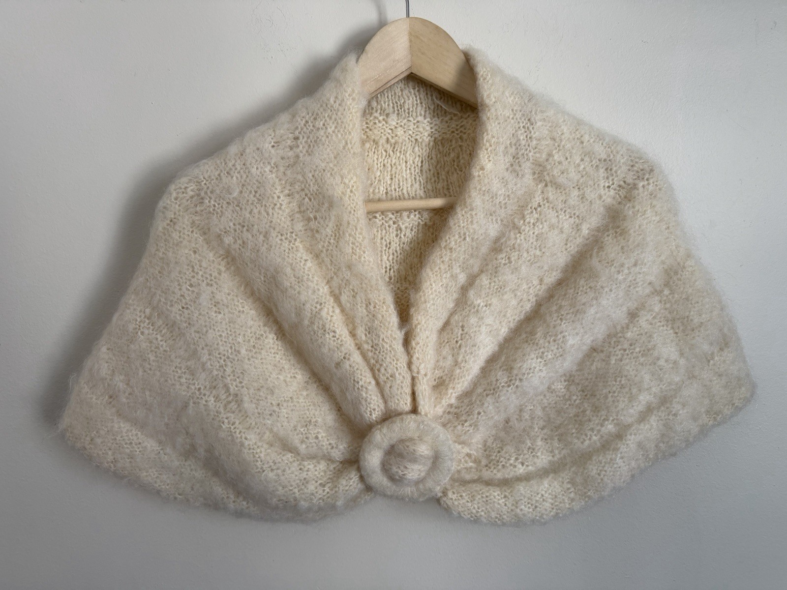 VINTAGE 50&rsquo;S 60&rsquo;S Stole Shawl Wrap Caplet HANDMADE Prom Wedding S/M/L