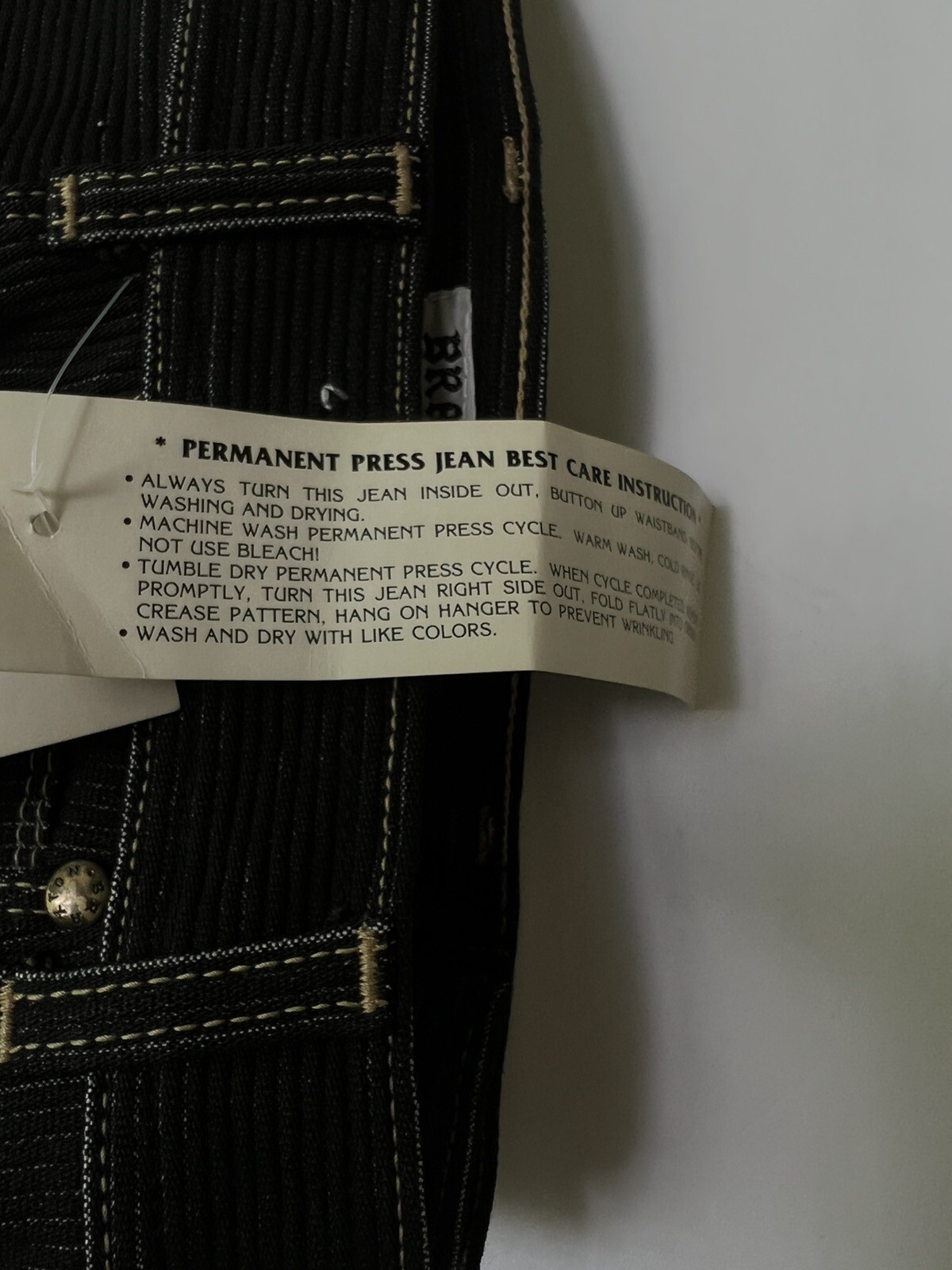 Vintage Braxton Stretch Pants Western Sz 16 Runs Small see description NWT