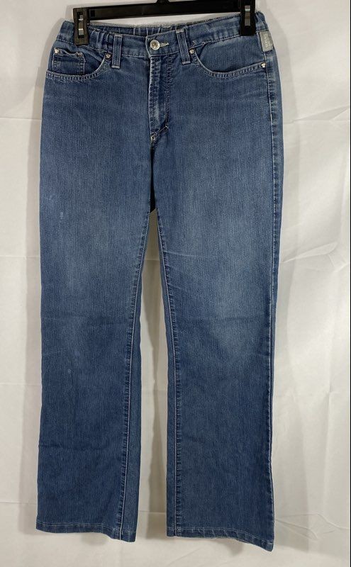 Vintage 90s Versace Jeans Couture Women&rsquo;s Blue Straight Leg Jeans Italy Sz 30
