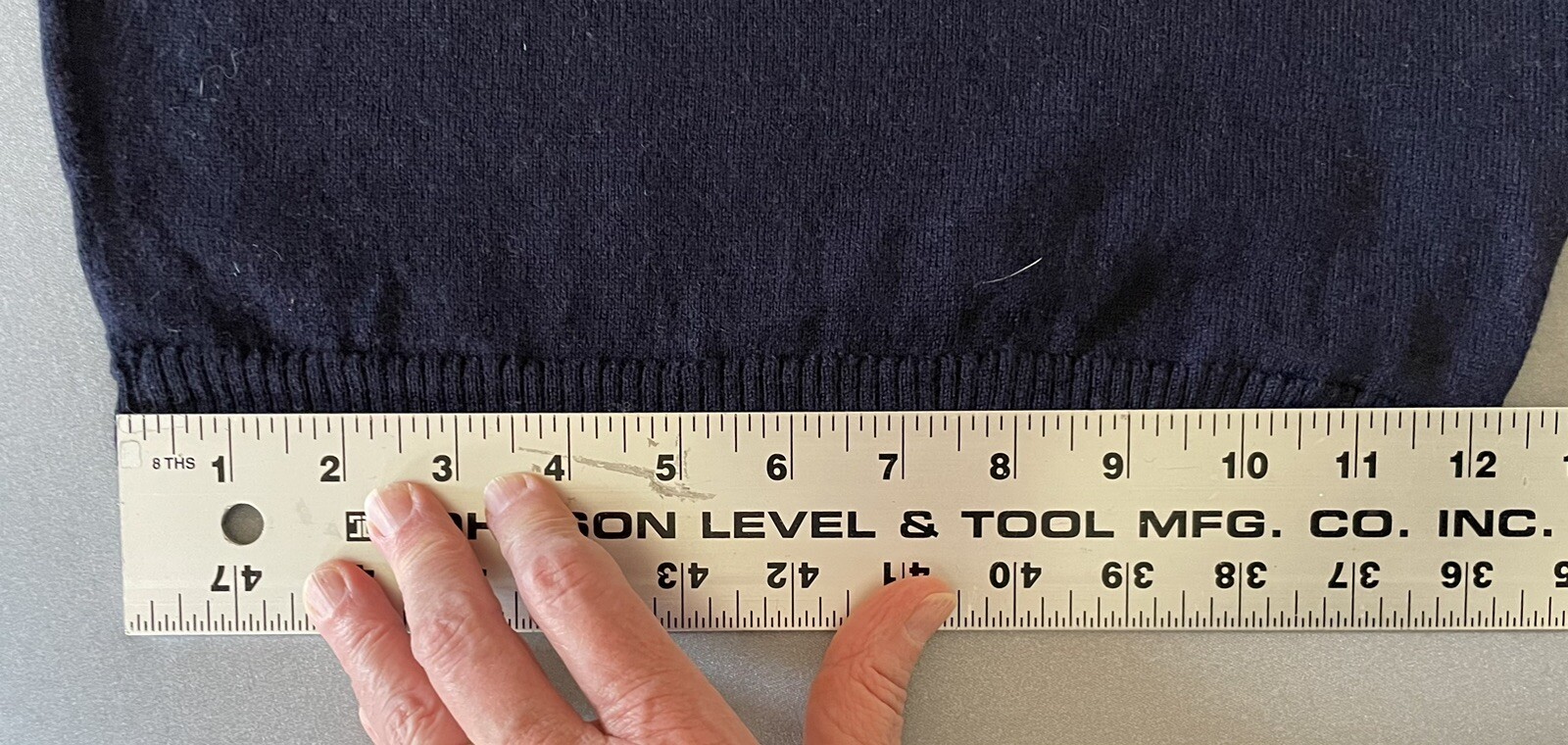 Vtg Pendleton Fine Virgin Wool Pullover Sweater Petite Small USA Navy Mock Neck