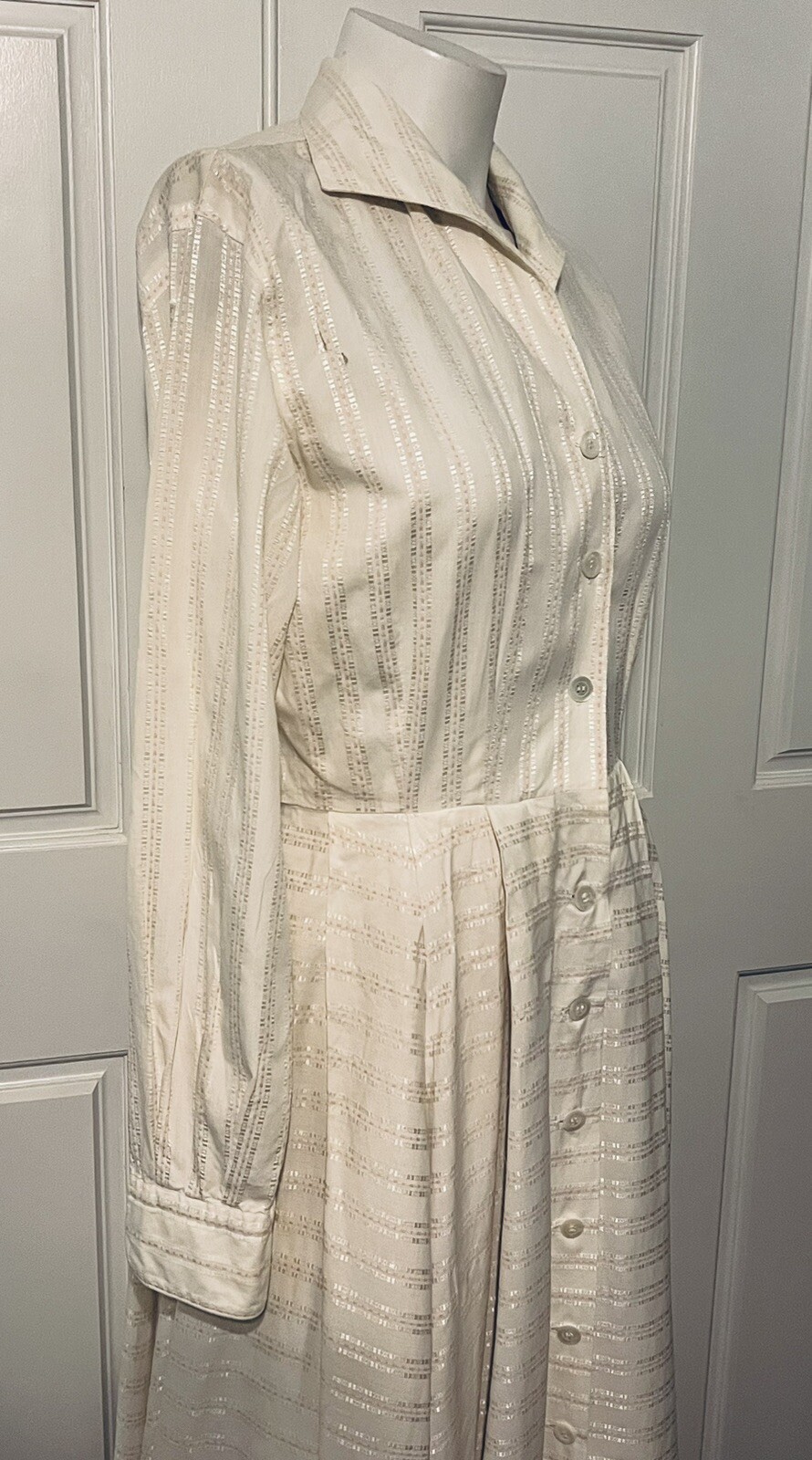 Vintage 1950&rsquo;s Emilio Pucci for Neiman Marcus Full Skirt Silk Shirtwaist Dress S