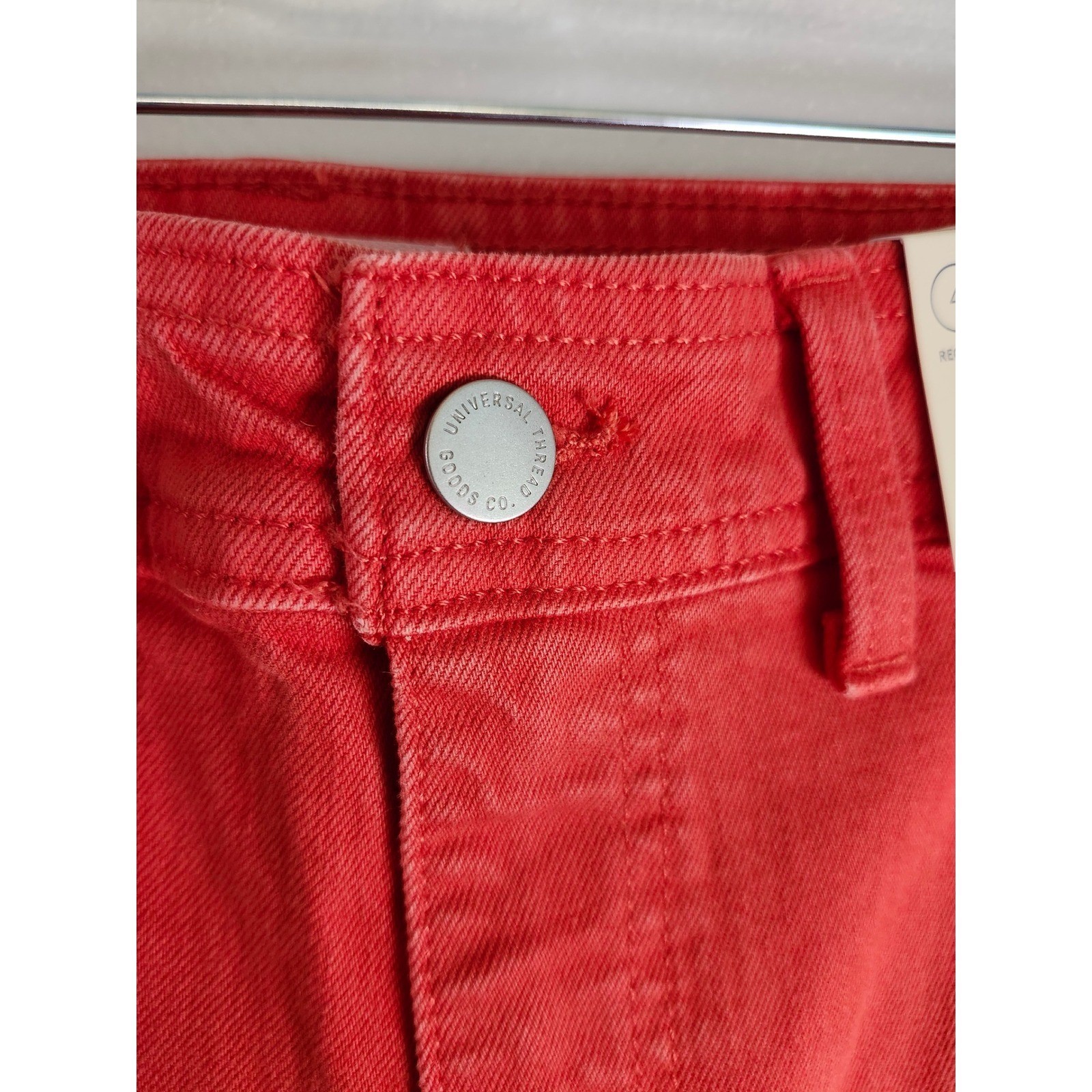 NWT Universal Thread Sailor Wide Leg Red Jeans Size 4 High Rise Wide Leg Pants