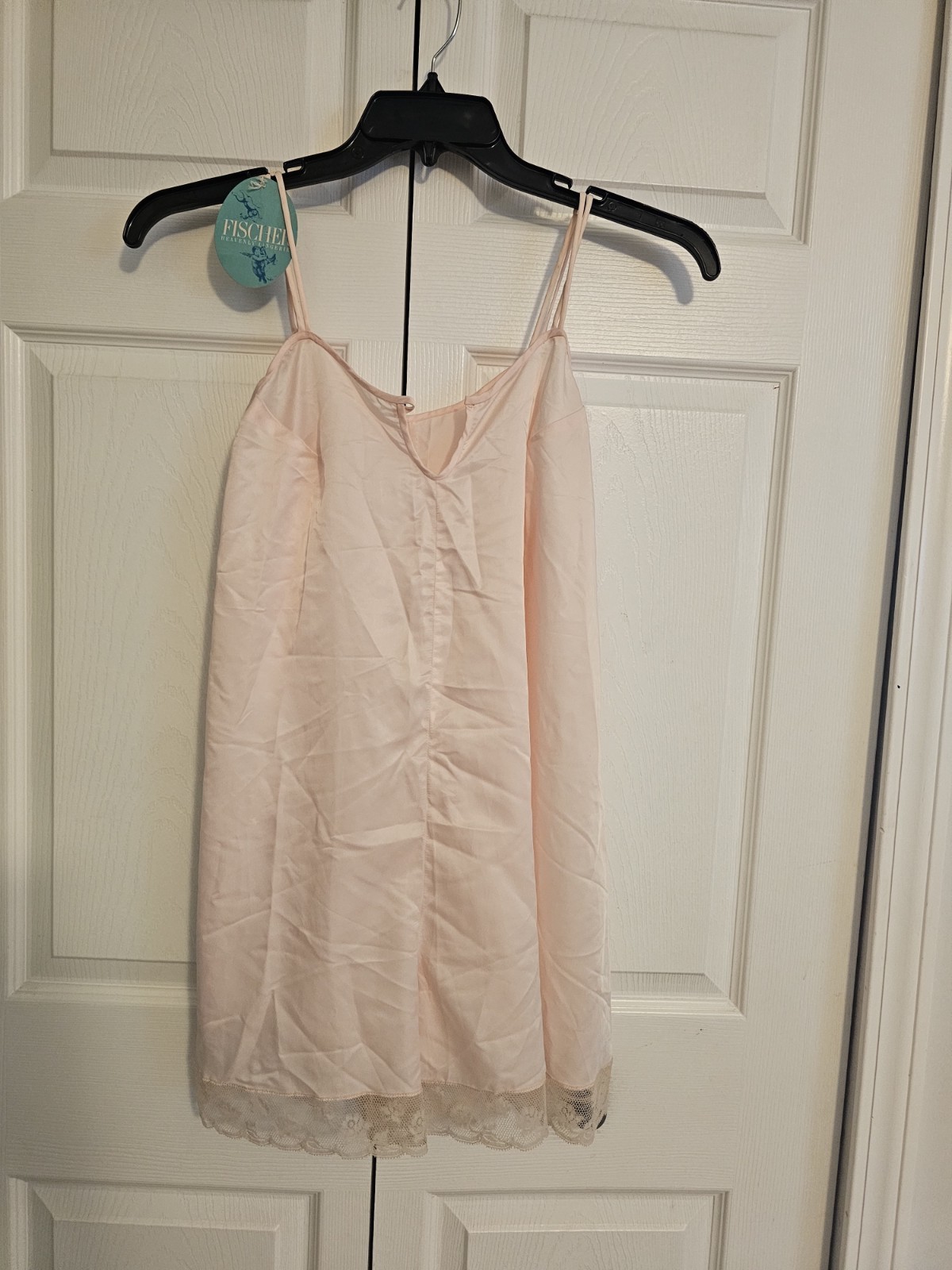 Vintage Fischer Heavenly Lingerie teddy or pant slip With Tag Silk Blend Size ?