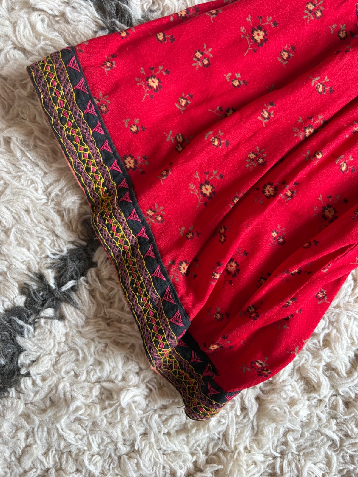 Vintage 1970s Afghani Patchwork Dress, Ashanti Bazaar