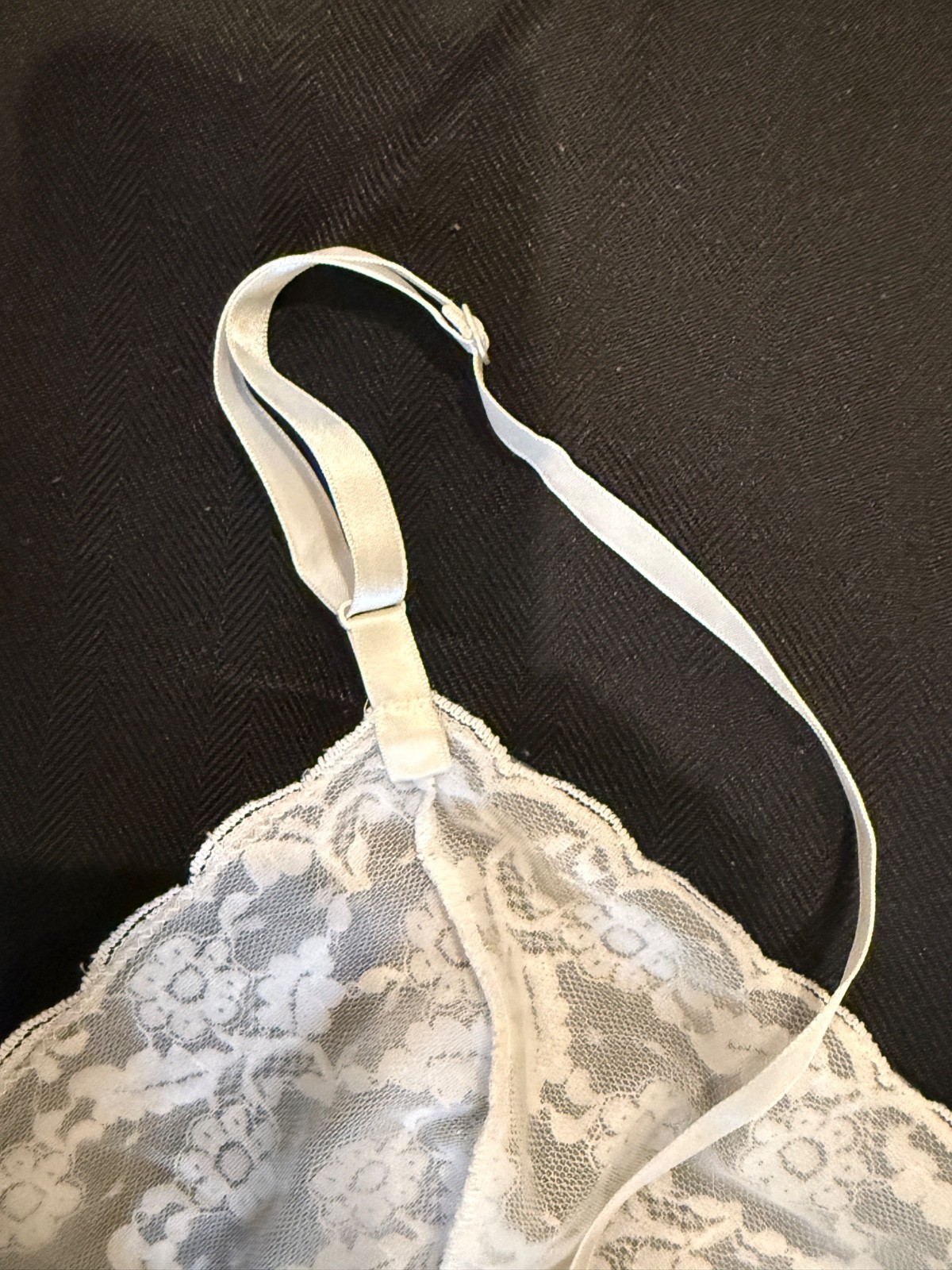 Vanity Fair Womens Nightgown Slip Dress Size 38 US L USA Fairy Coquette Regency