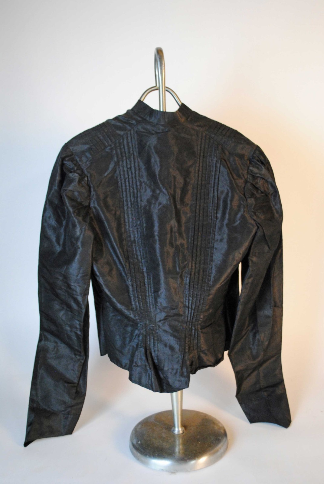 Three Black Silk Taffeta Ladies Blouses, 1890 To 1900s