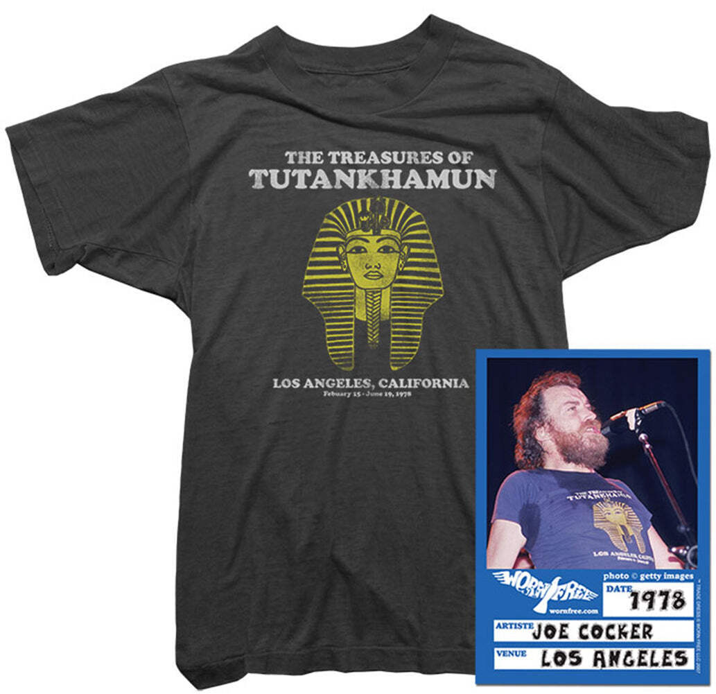 Joe Cocker T-Shirt – Tutankhamun Tee worn by Joe Cocker – Womens
