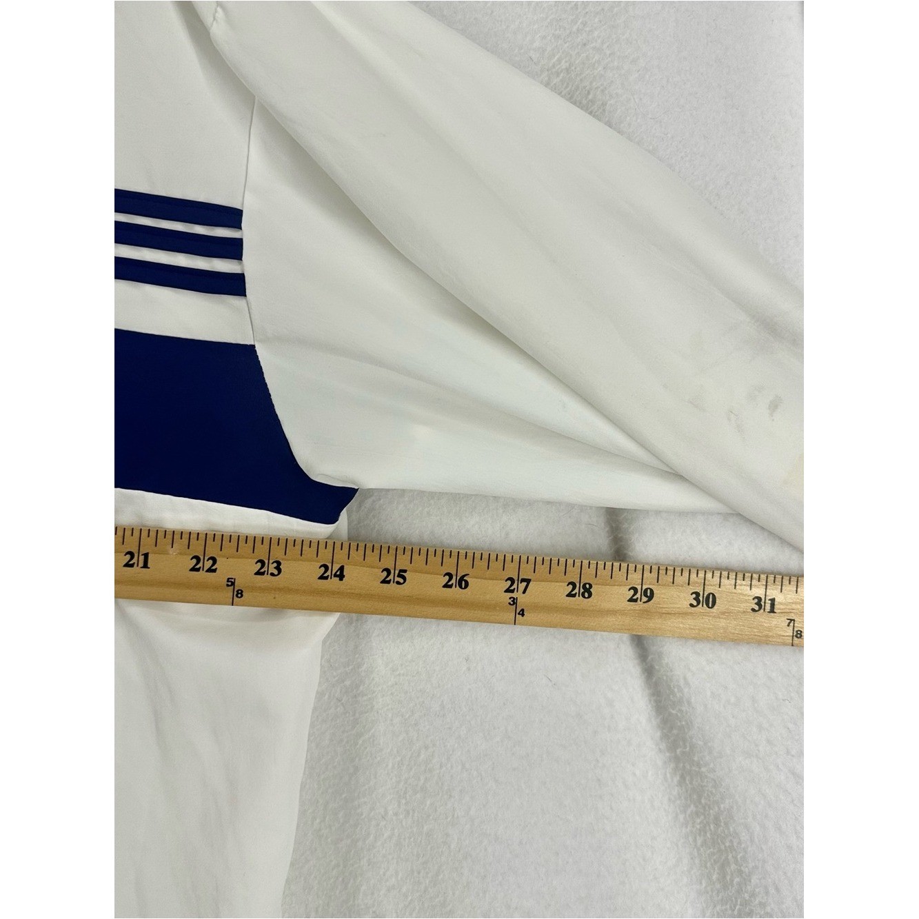 Vintage Alepin White Blue Button Front Dress Women&rsquo;s 18/20 Made in USA