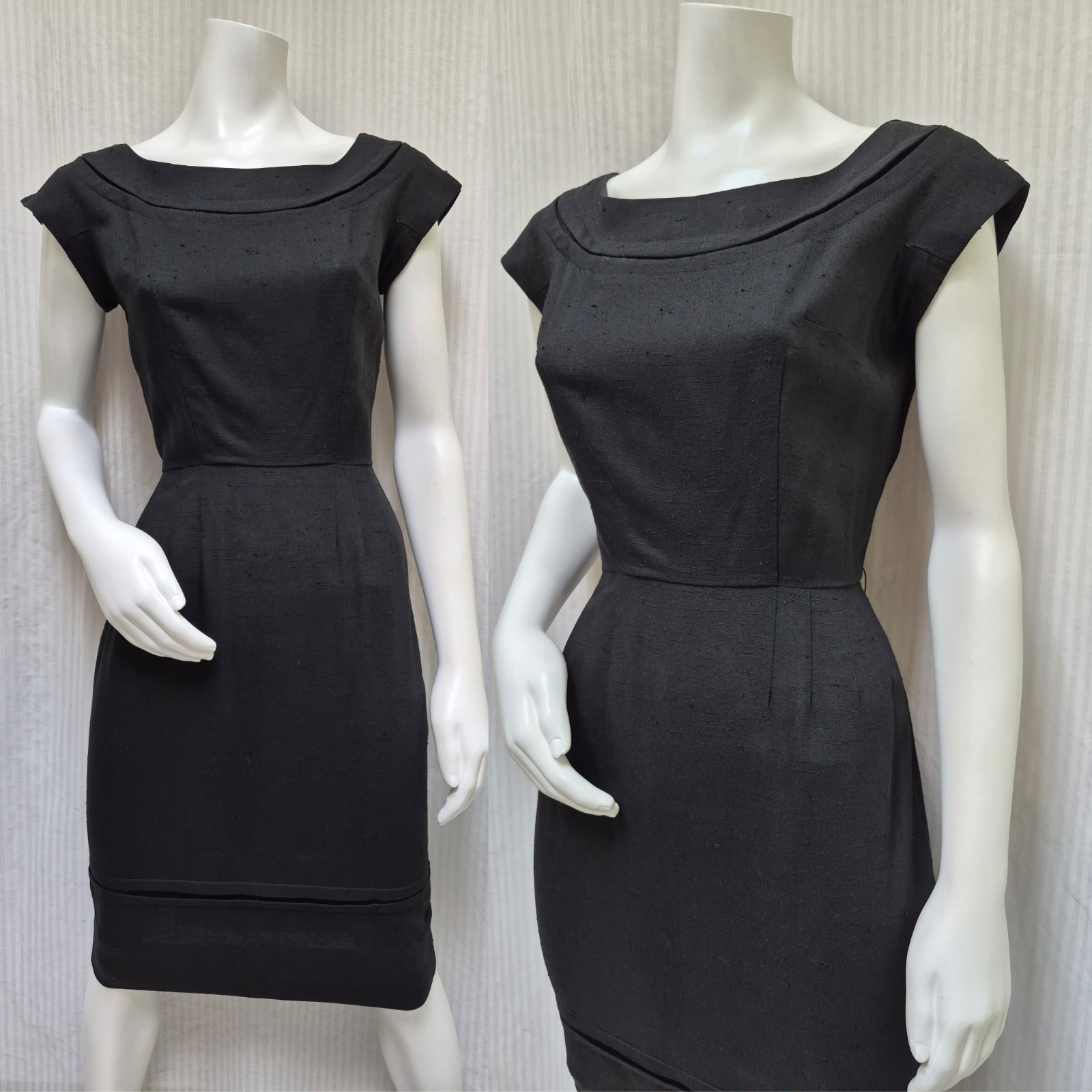 Beautiful Vintage 1960&rsquo;s McMULLEN LBD Black Wiggle Dress – Size S