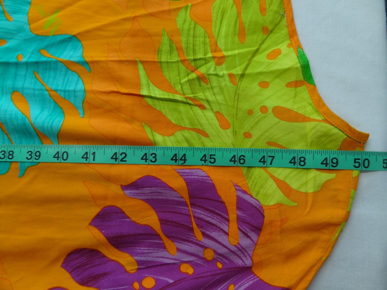 Mamo Howell XL 100% Rayon Colorful Hawaiian Dress VTG Style 530 Tie Waist USA