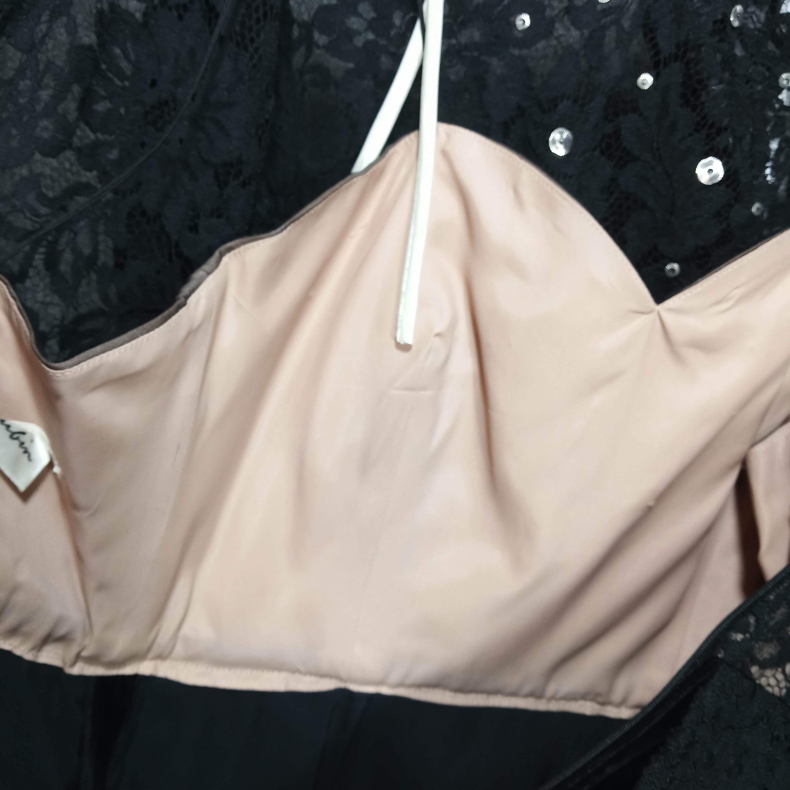 1950&rsquo;s Black Faille Box-Pleat Waist Detail Circle Dress by Lily Rubin