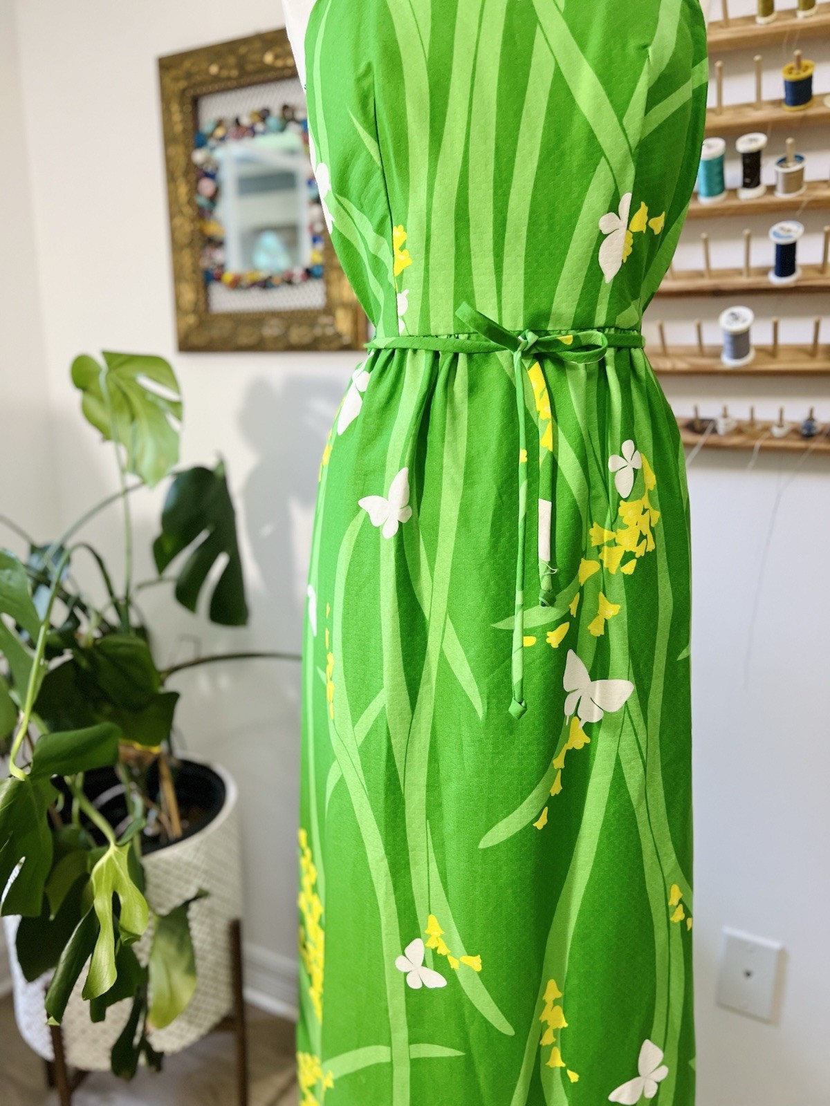 Original Malia Honolulu (1970s), 100% cotton Vintage Hawaiian Dress