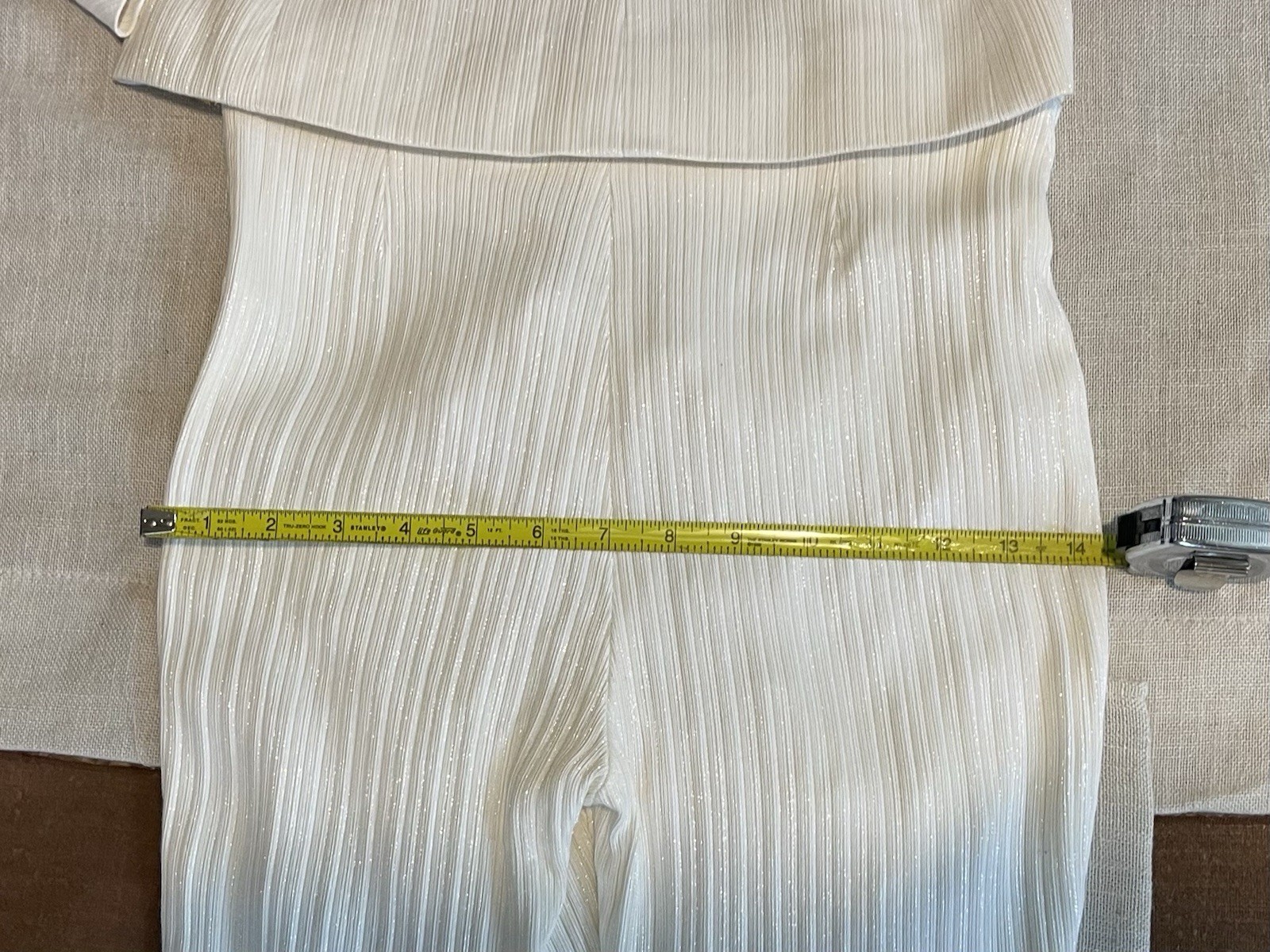 VTG Gianni Versace Couture 90s White Silver 2 Pc Silk Suit IT 40 XS Greek Key