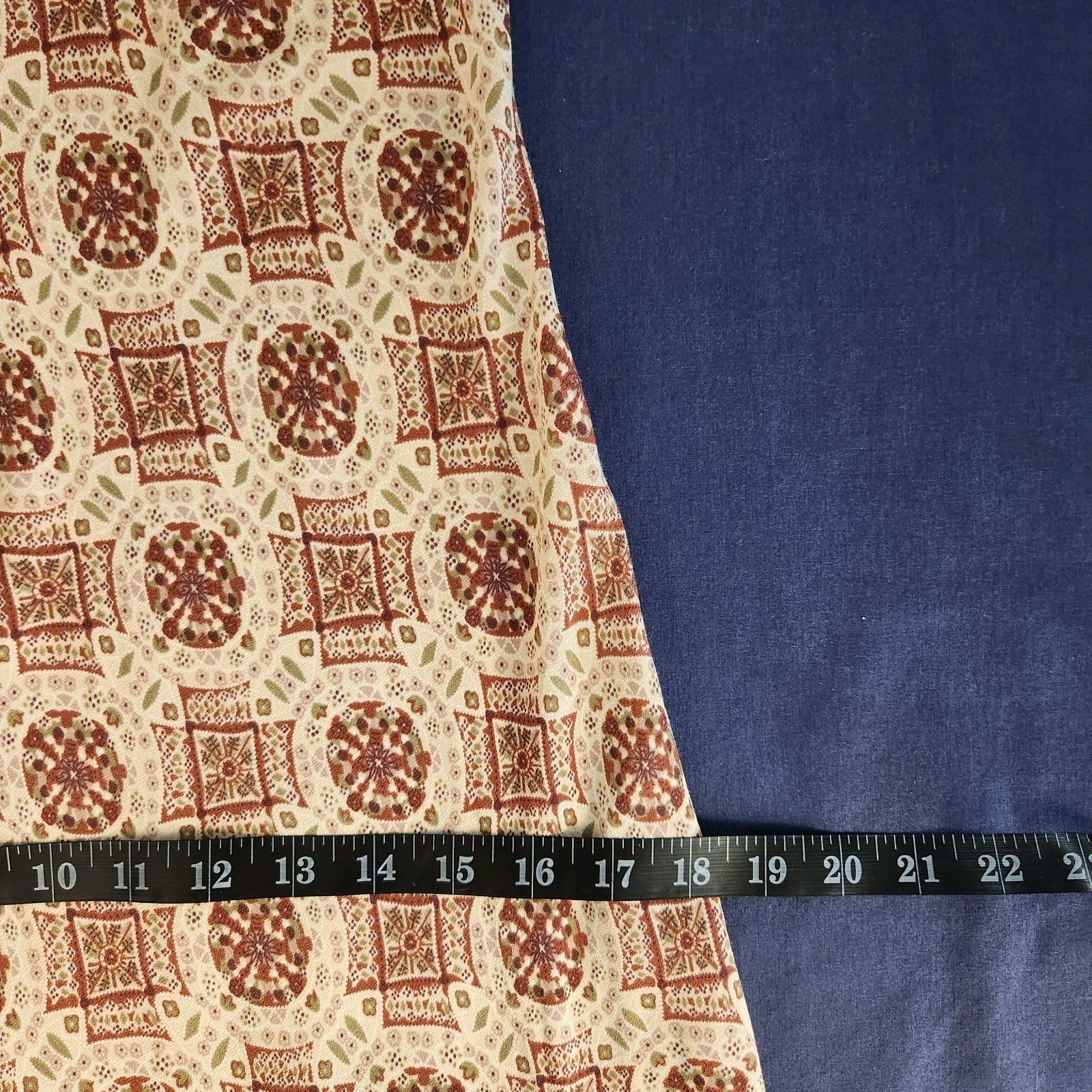 90s Rampage Batik Print Off Shoulder Sheath Hippie/Indie/SlowFashion 13