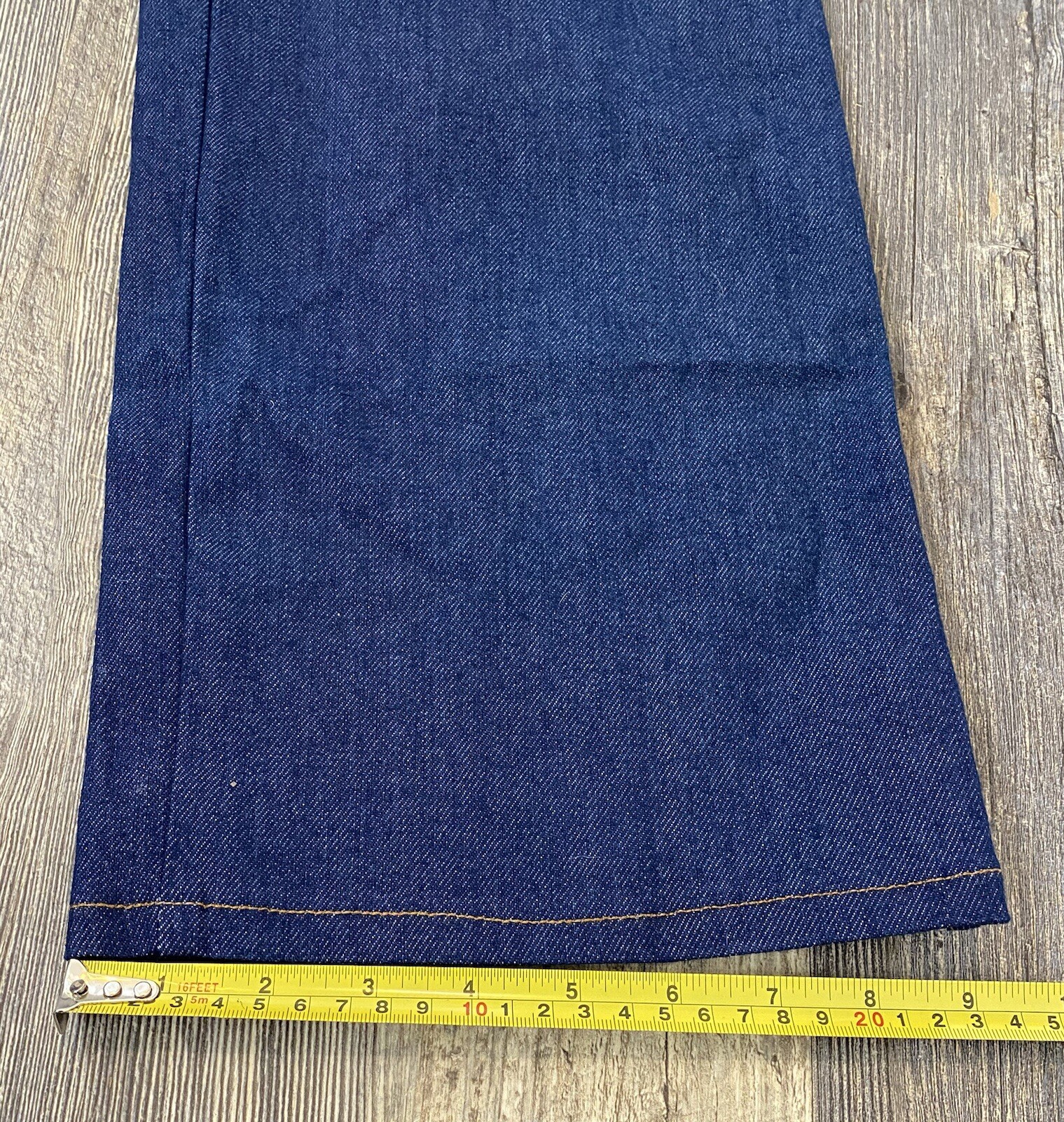TRUE Vintage WRANGLER NWT Stretch Denim Jeans 80s Talon Streetwear Full Fit 16