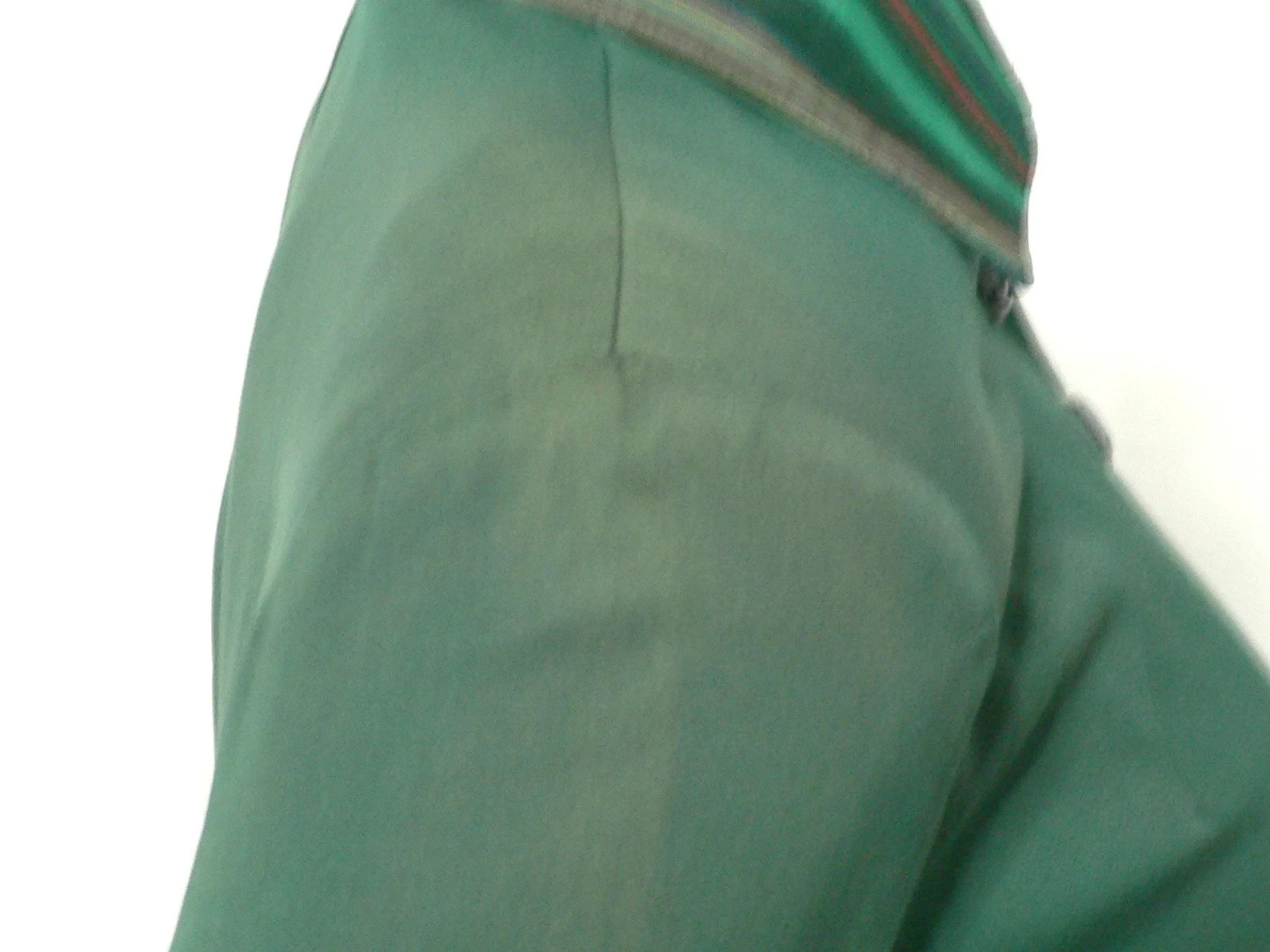 1940&rsquo;s 50s Raincoat w Matching Hat with Striped Taffeta Lining by Sherbrooke