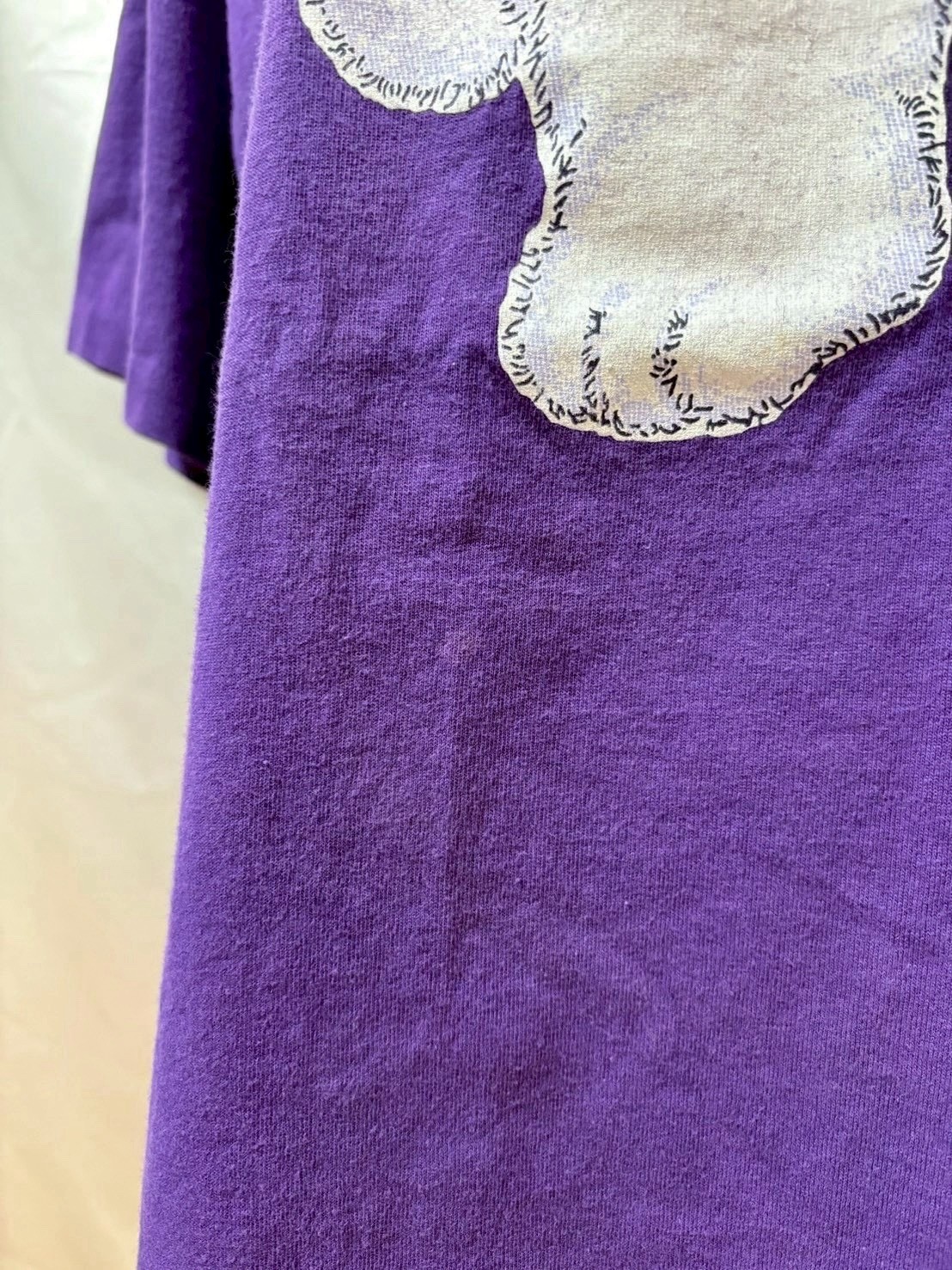 Vintage 1990s Murina Easter Bunny Rabbit Graphic T shirt Purple USA Kawaii Cute