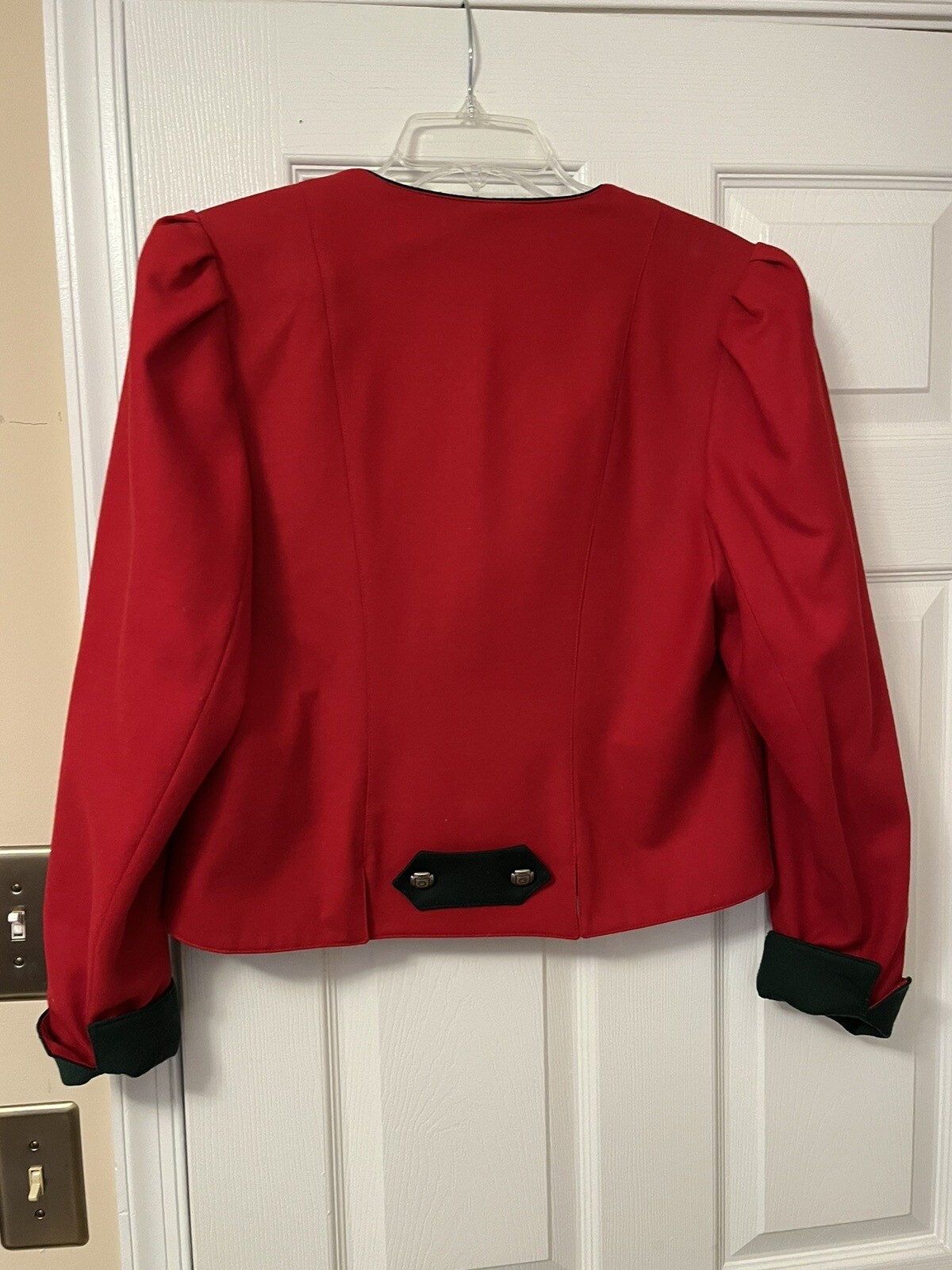 HELENE STRABER German Wool Jacket Pleated Skirt Embroidered Flowers QUALITY 10M