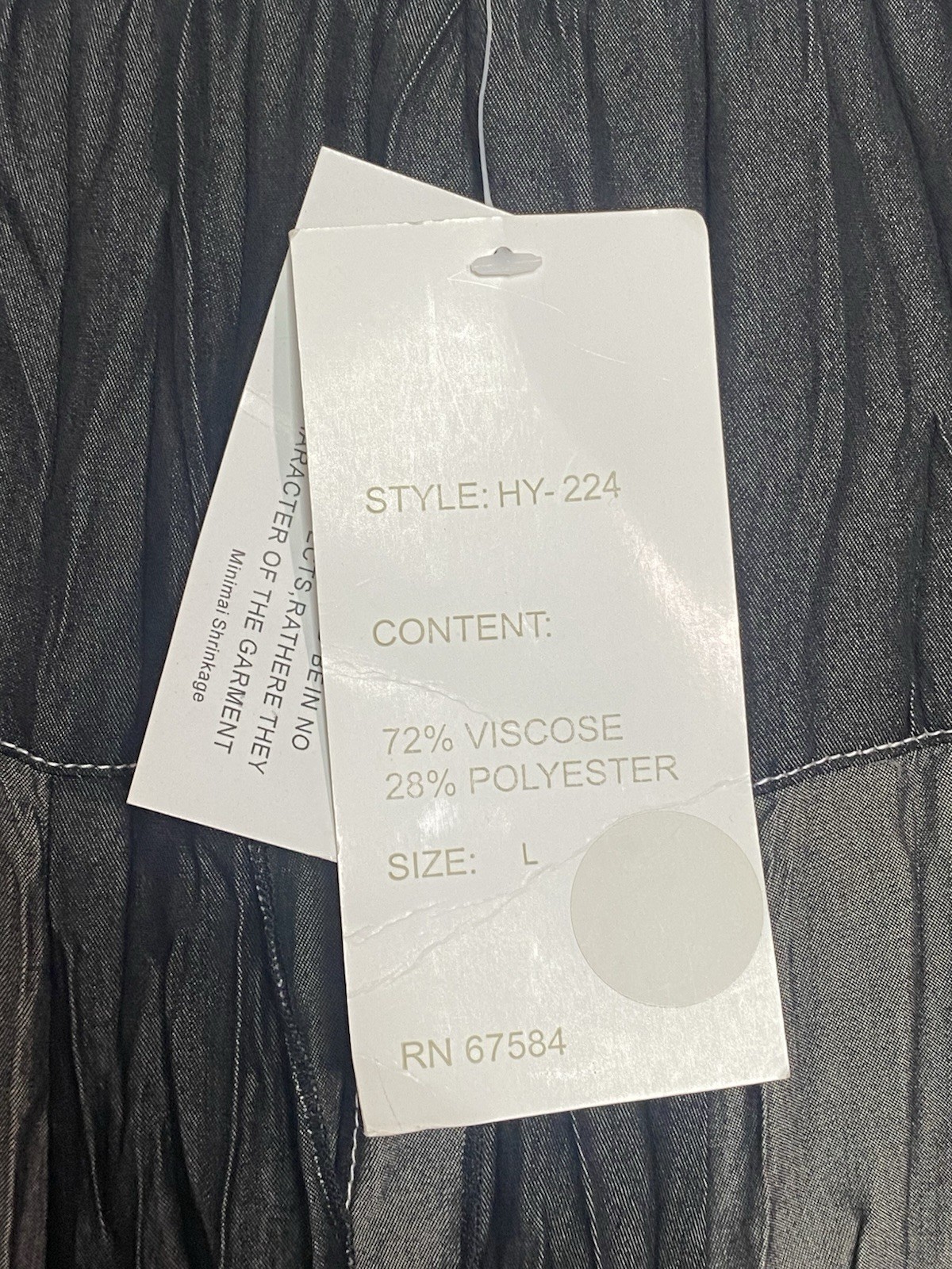 Vtg NWT Great Cavalier St Paul L Maxi Skirt Pleated Dark Romantic Ren Faire 23&Prime;