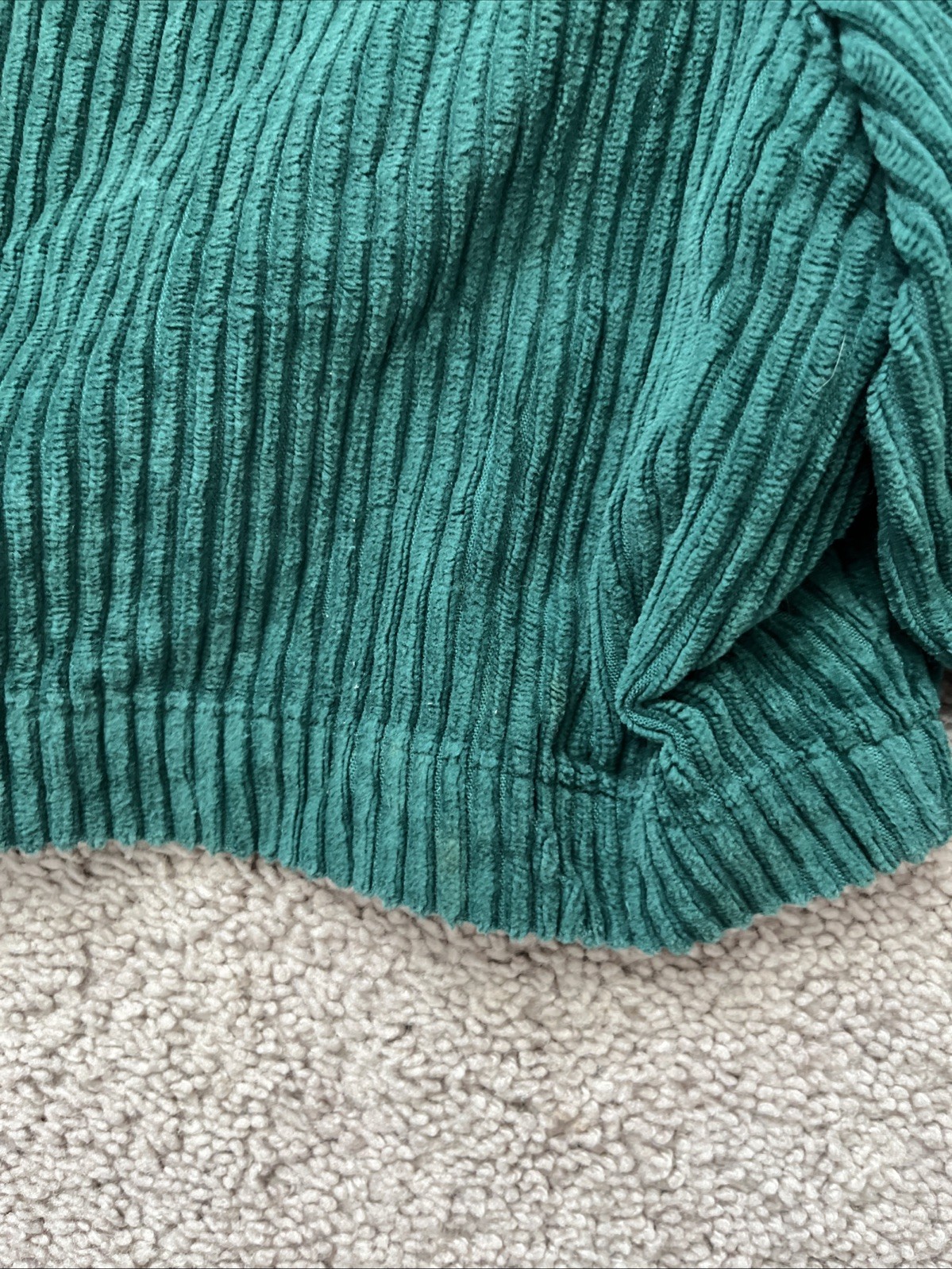 Copper Key Vintage Green High Waisted Pleated Corduroy Shorts Junior 7 Cotton