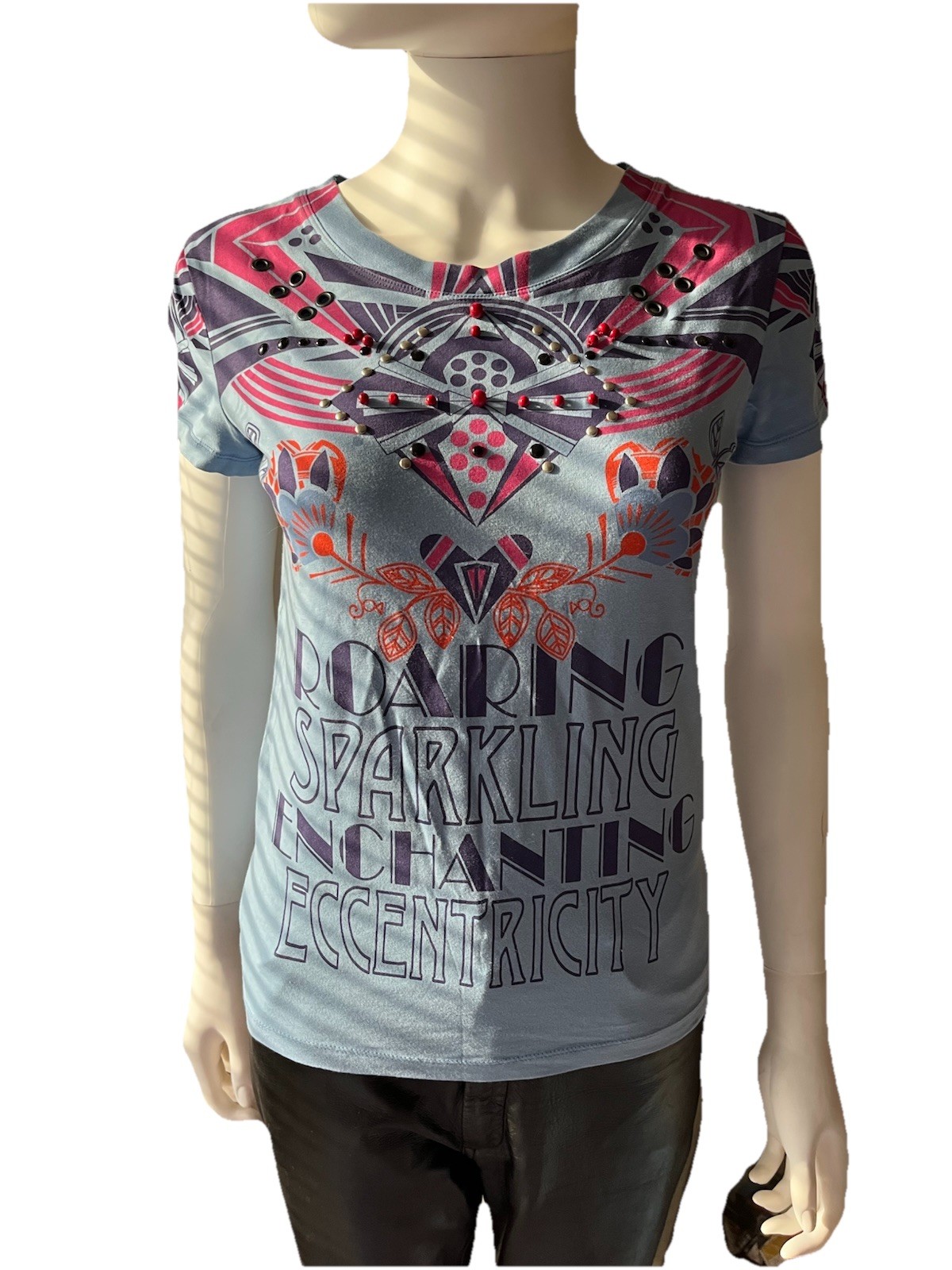 Roaring Sparkling Enchanting Electricity Graffiti Vintage Short Sleeve T Shirt
