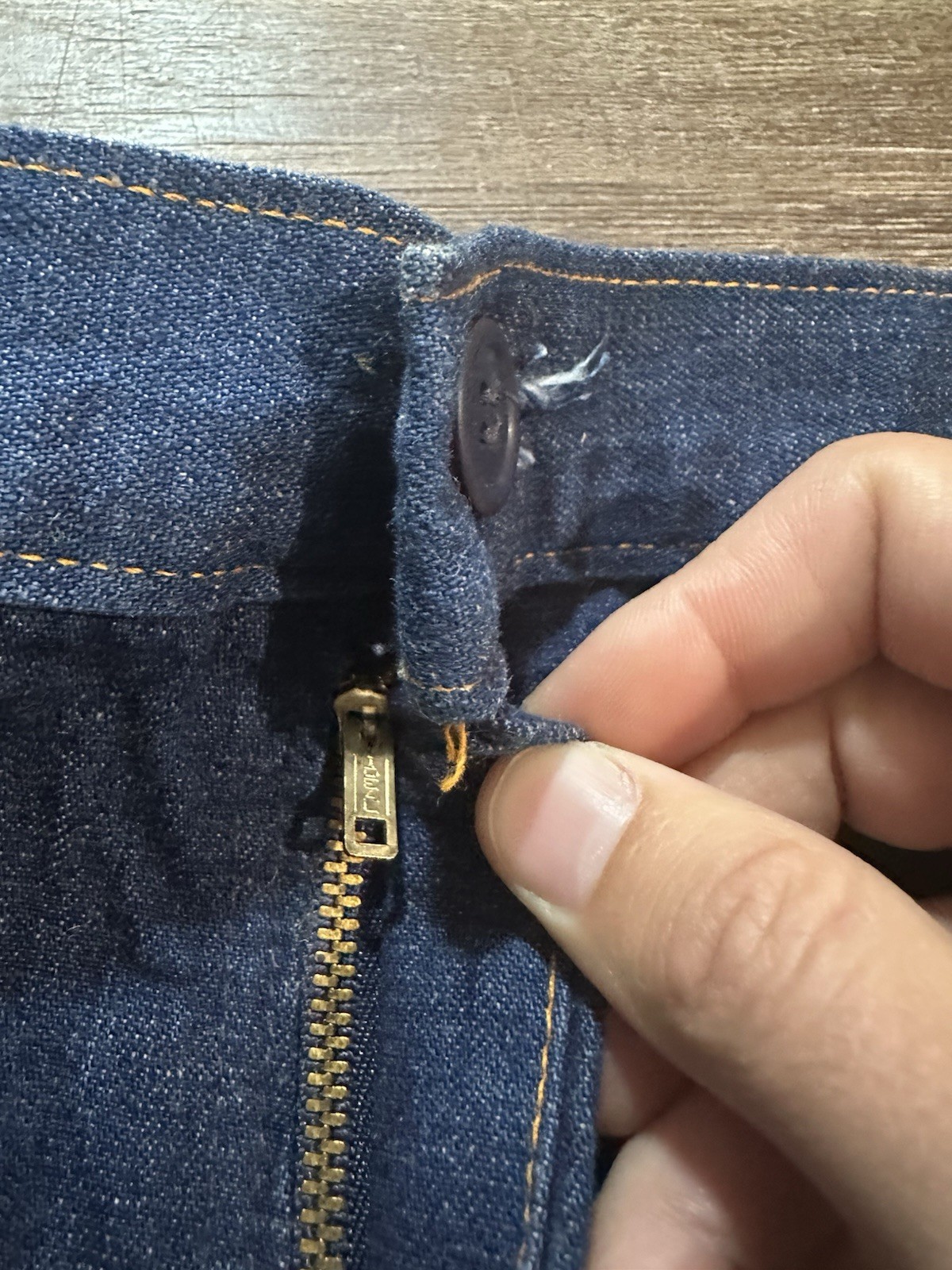 Vintage 70s March 1 Indigo Blue Jeans Hot Pants Daisy Duke Shorts New With Tags