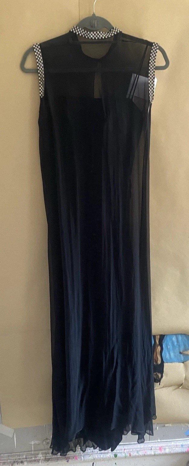 Vintage 90’s Gown with genuine Rhinestones from Weinbergers Department Store