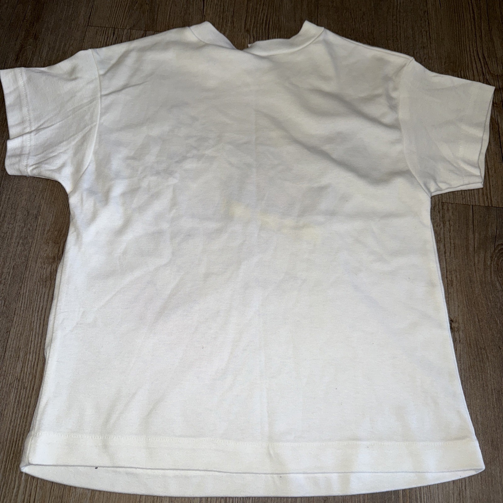 Vintage T Shirt Graphic 80&rsquo;s Travel Bon Voyage Postcard Single Stitch Small Rare