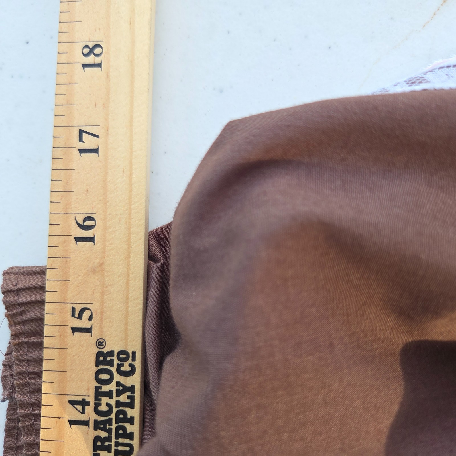 Vintage Malco Modes Square Dance Petticoat Skirt Brown Lace Rockabilly Medium