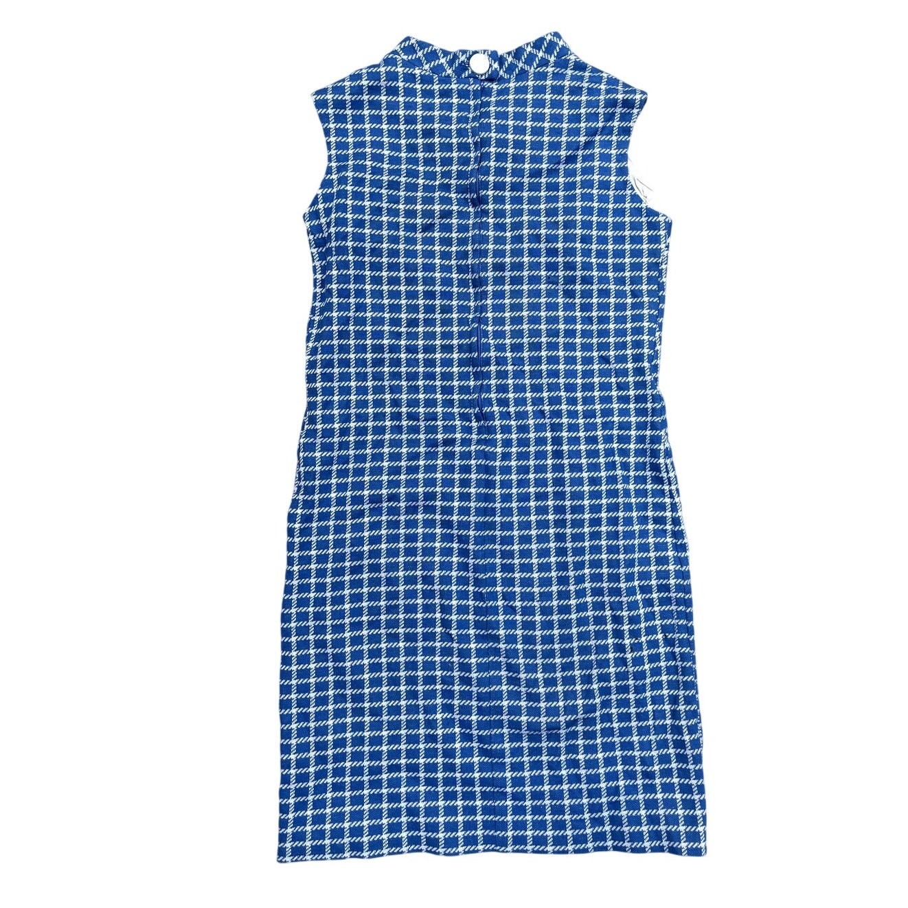 Beeline Blue Cotton Polyester Blend Dress 1960&rsquo;s Size S